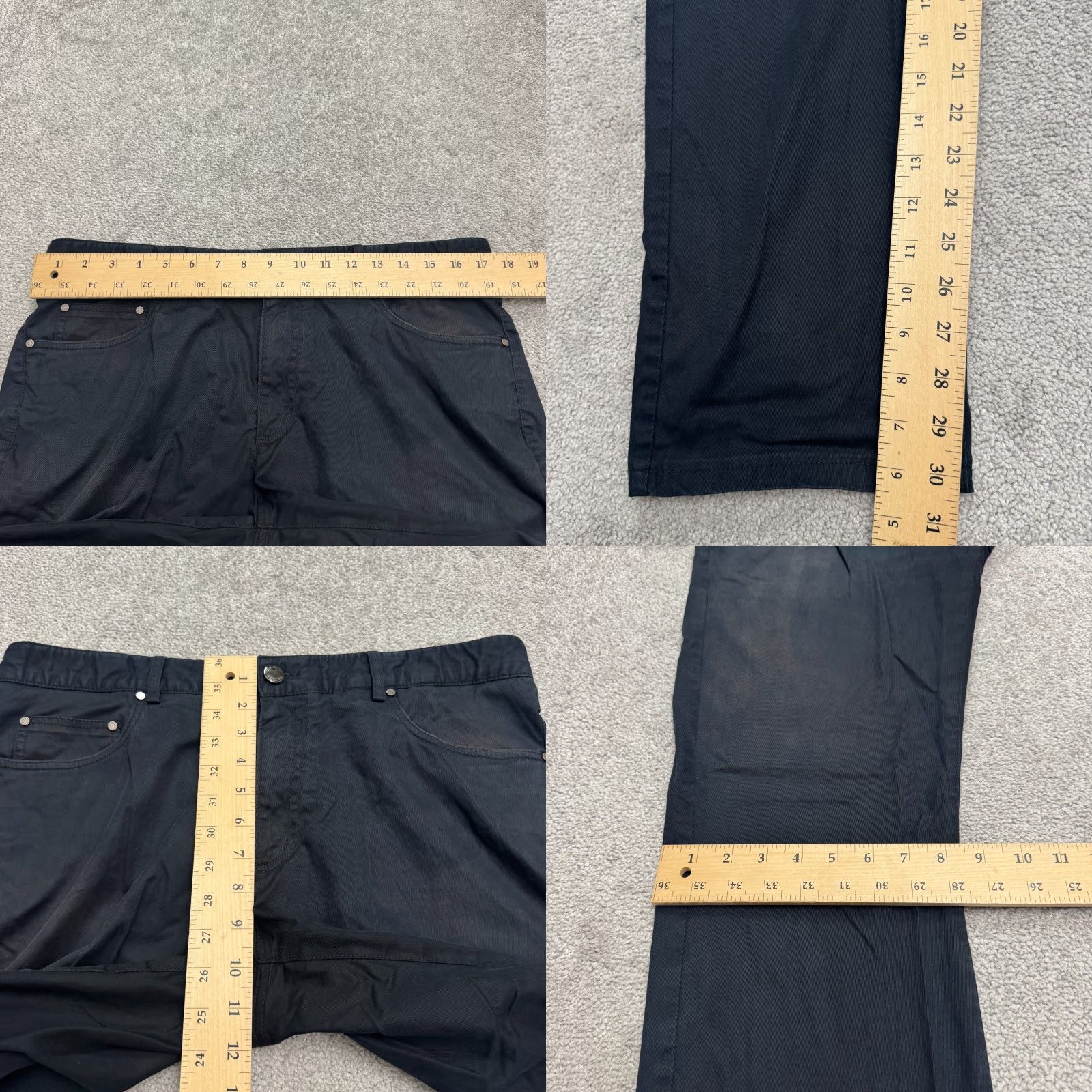 Paul & Shark Paul & Shark Pants Men Chino 36 Navy Blue Cotton Stretch Comfortable 5-Pocket Regular Straight Size US 36 / EU 52 - 9 Thumbnail