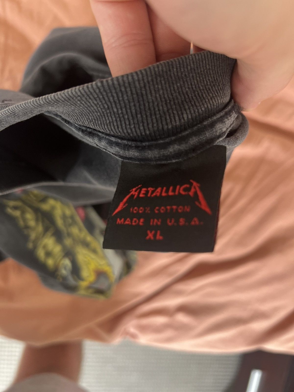 Metallica Vintage 1992 Metallica The Unforgiven T-shirt Size US XL / EU 56 / 4 - 3 Thumbnail