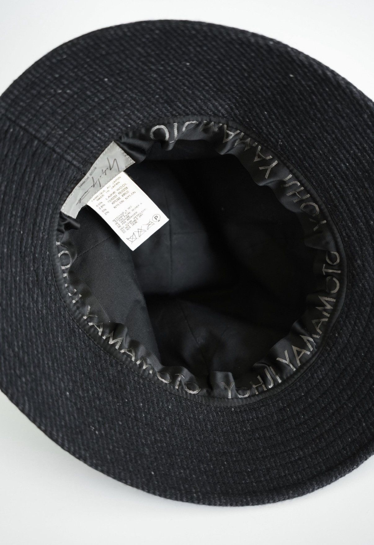 Yohji Yamamoto Yohji Yamamoto 15aw Wool Tweed Fedora Size ONE SIZE - 6 Thumbnail