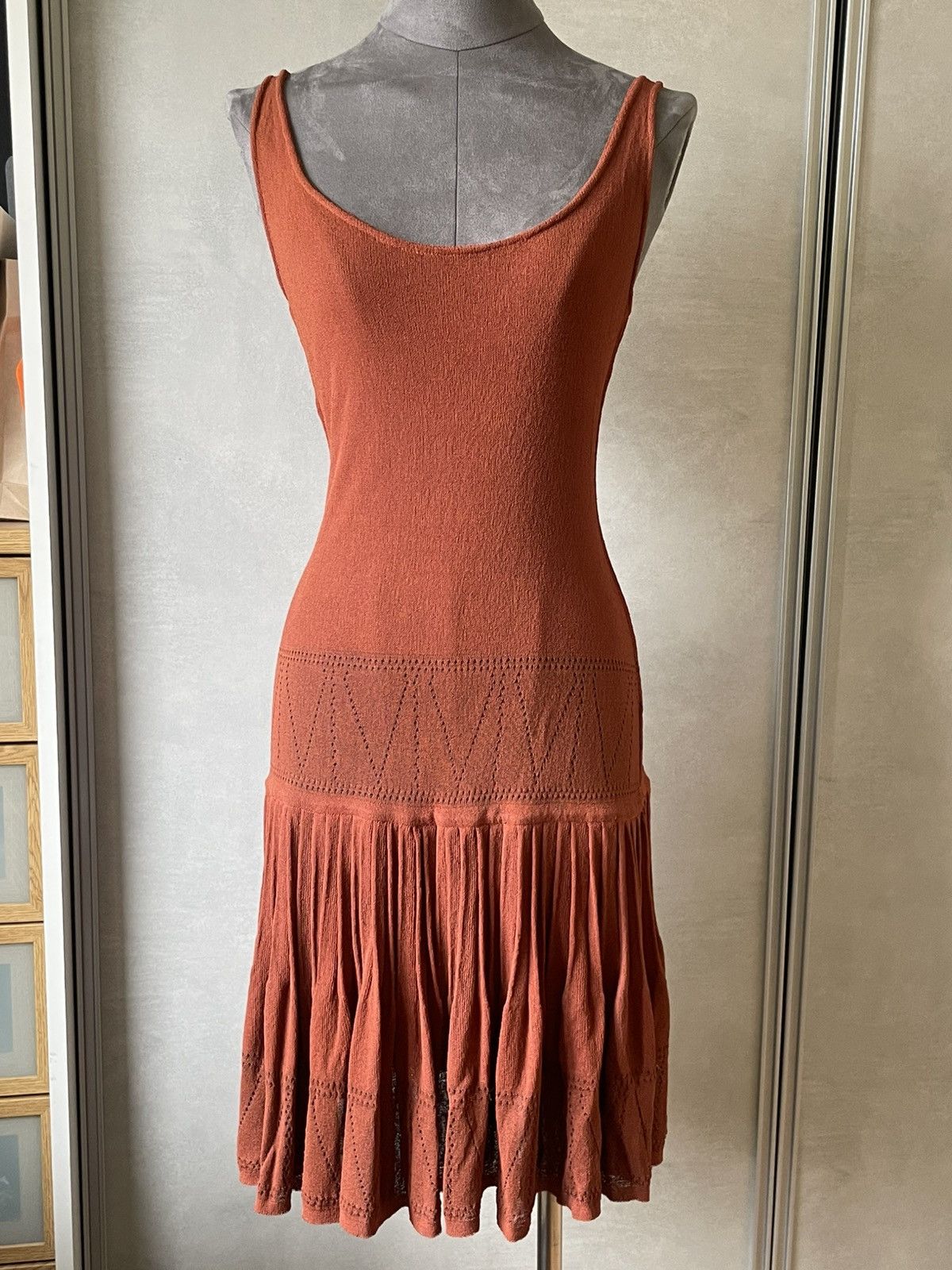Alaia ALAIA VINTAGE DRESS. SIZE S. Size S / US 4 / IT 40 - 1 Thumbnail