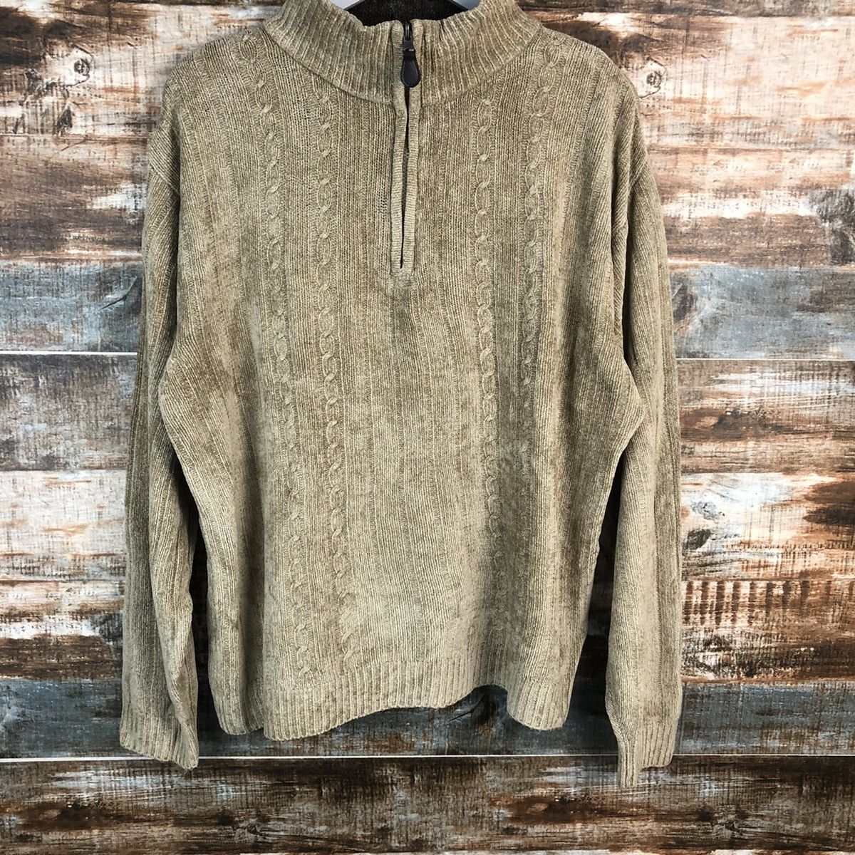 Homespun Knitwear × Japanese Brand Vintage Club Brown Knitwear #A1778 Size US L / EU 52-54 / 3 - 3 Thumbnail
