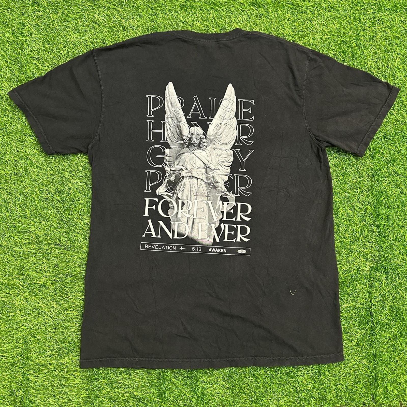 Other Awaken ‘Praise Honor Glory Power Forever And Ever’ Tee Size US L / EU 52-54 / 3 - 3 Thumbnail