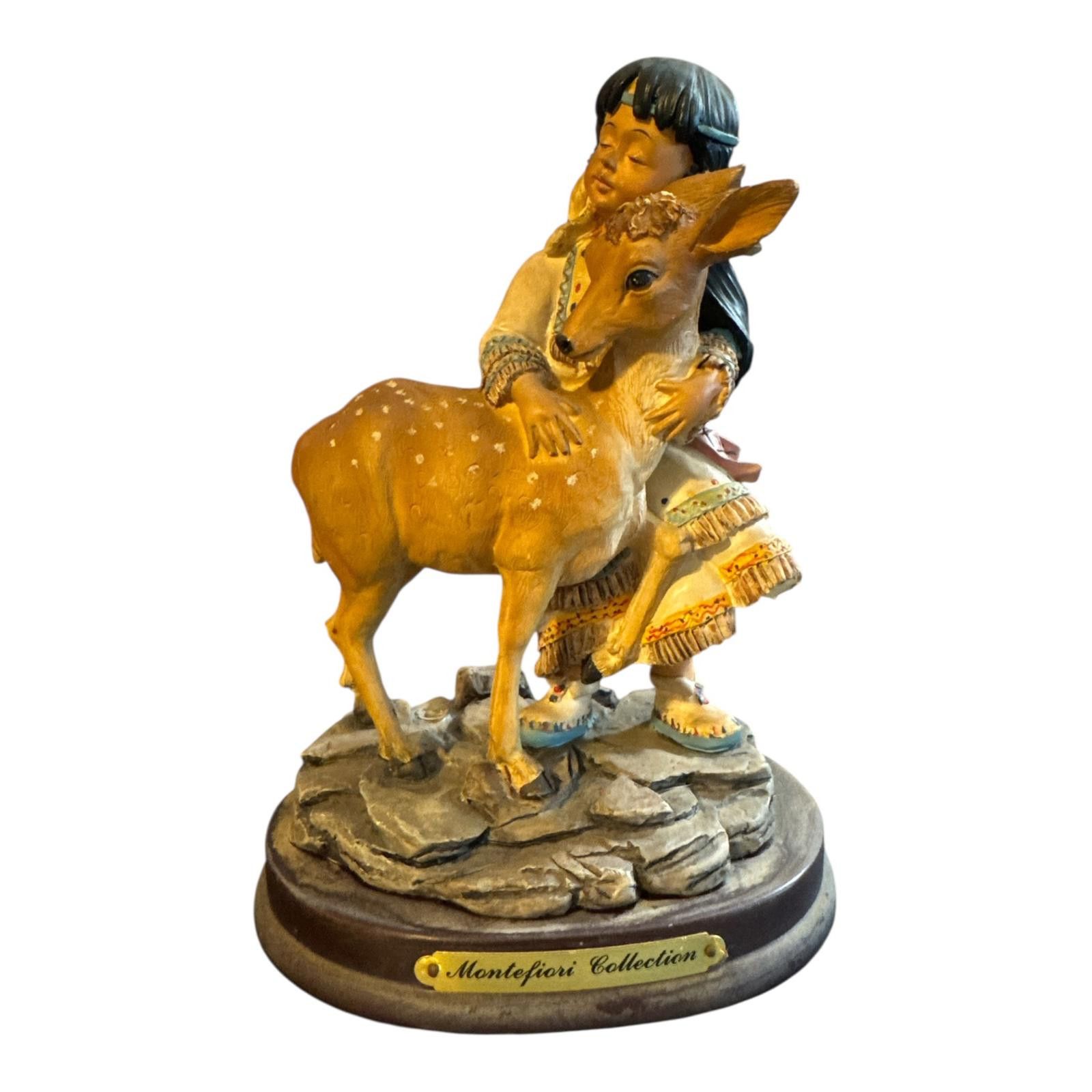 Other Montefiori Collection Native Girl with Deer Figurine Statue Size ONE SIZE - 2 Thumbnail
