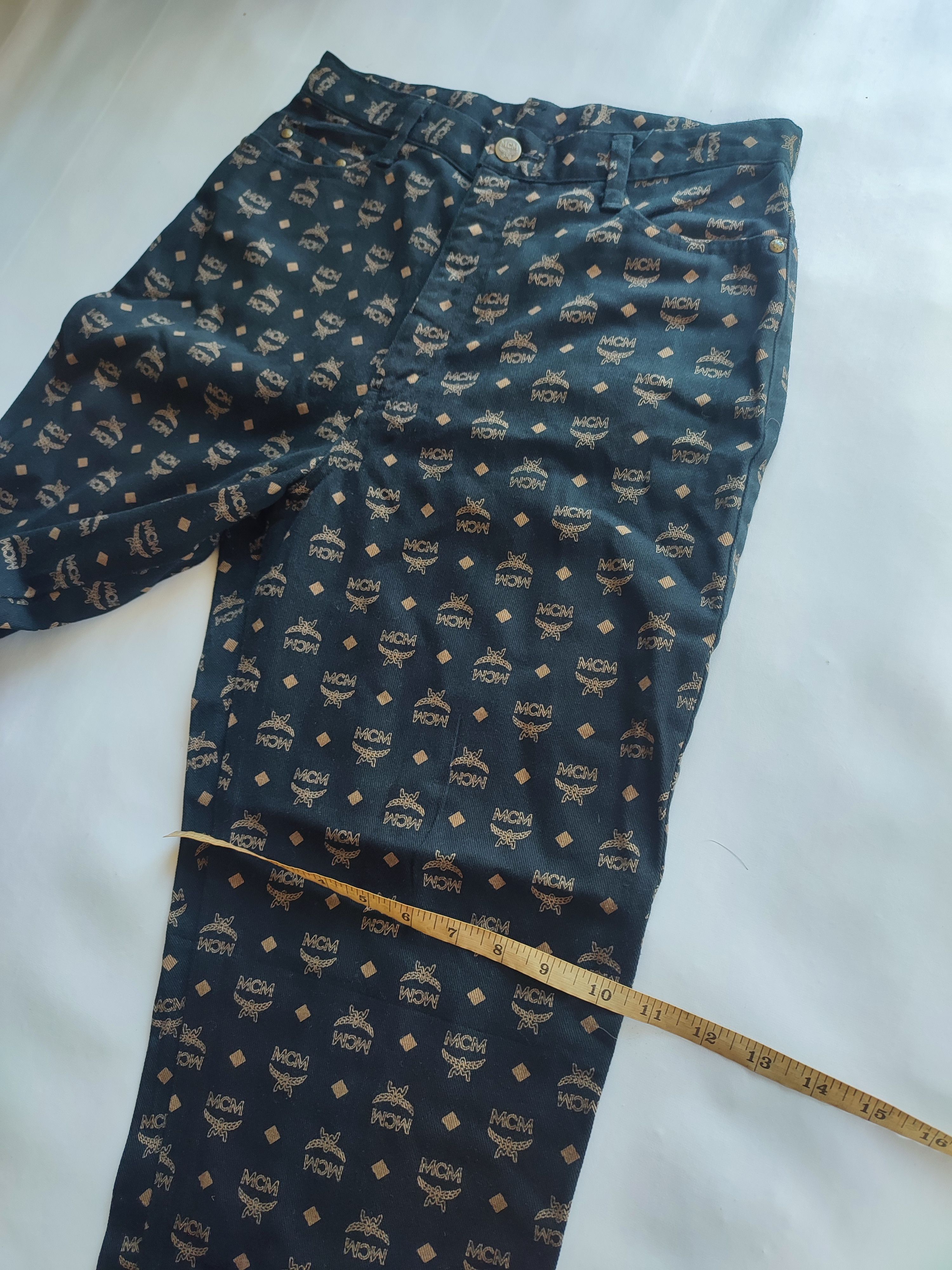 MCM Vintage women's MCM MONOGRAM PANTS JAPAN Size 28" / US 6 / IT 42 - 16 Thumbnail