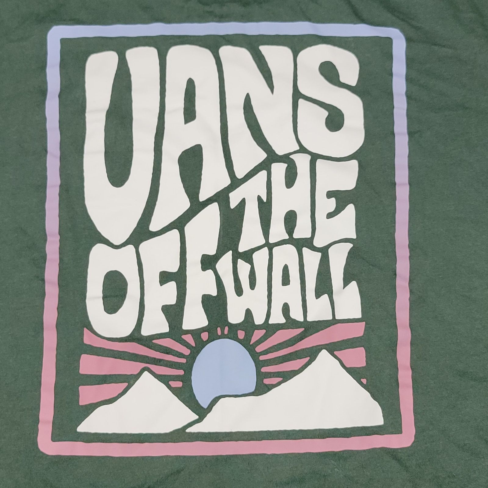 Vans VANS LS Unisex Tee "Off The Wall" Groovy Mountain Logo - XS Size XS / US 0-2 / IT 36-38 - 3 Thumbnail