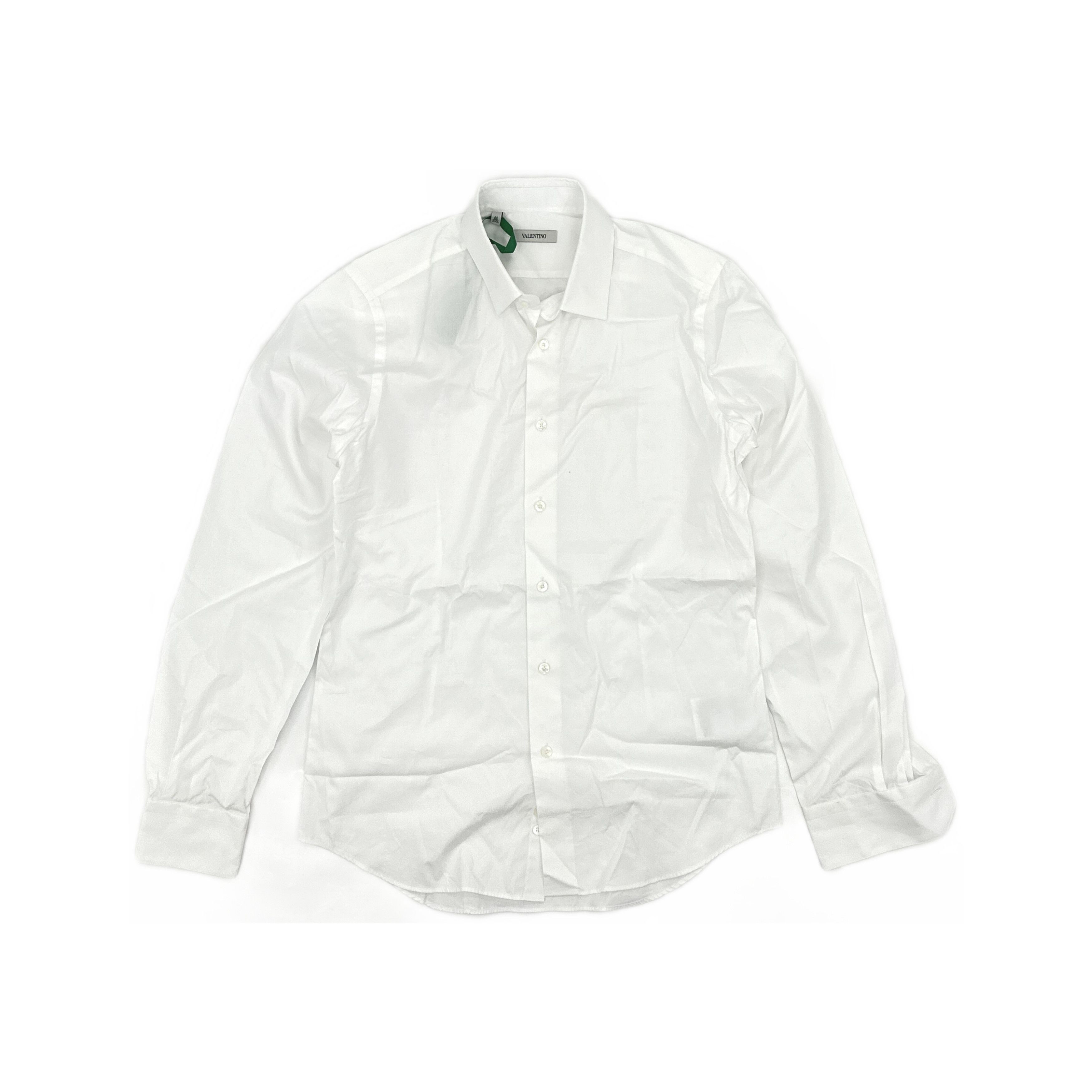Valentino Valentino Cotton Button Up Shirt Size M Size US XXS / EU 40 - 1 Thumbnail