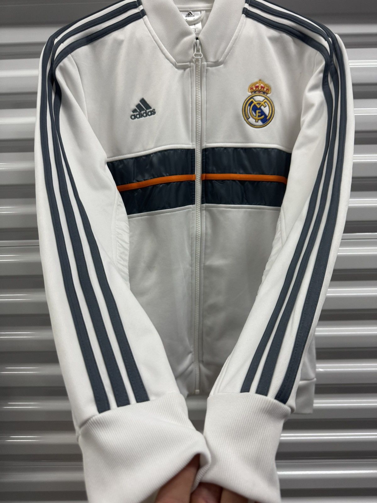 Adidas Adidas Real Madrid 2013-2014 Soccer Track Jacket Size US M / EU 48-50 / 2 - 3 Thumbnail