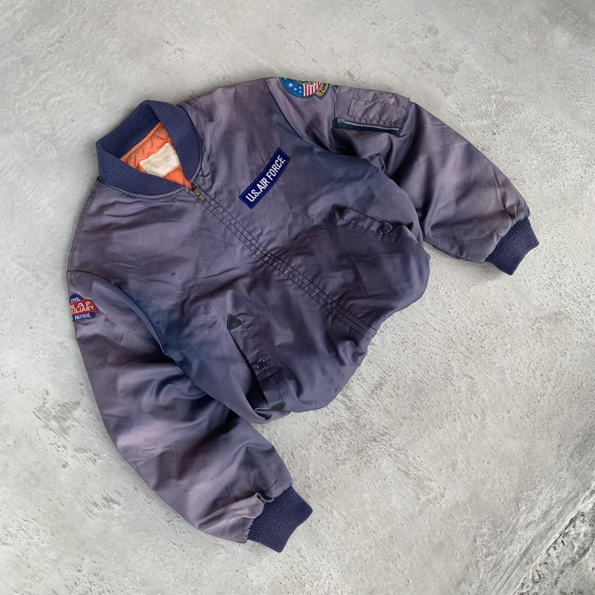 Vintage Faded vintage MA-1 Bomber vintage Jacket Size US M / EU 48-50 / 2 - 10 Thumbnail