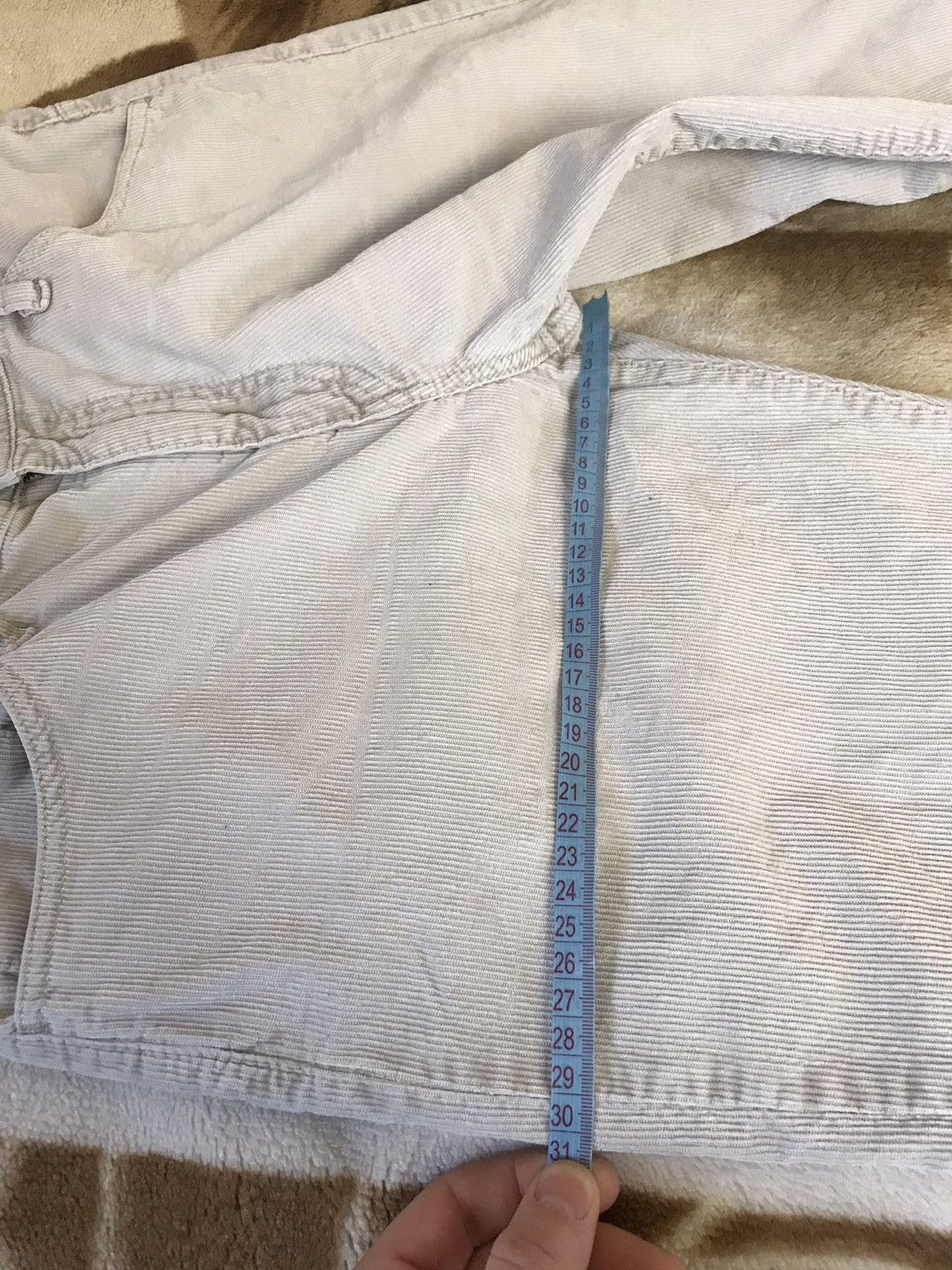 Levi's 🔥 Y2K Vintage Levi’s 507 Cream Bootcut Corduroy Pants 32x32 Size US 32 / EU 48 - 11 Thumbnail