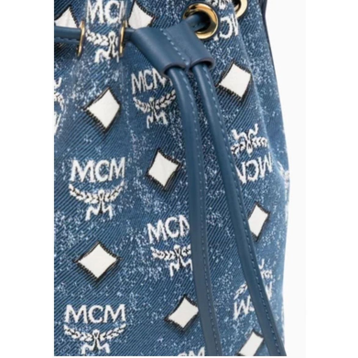 MCM MCM Blue Denim Bucket shoulder bag Size ONE SIZE - 6 Thumbnail
