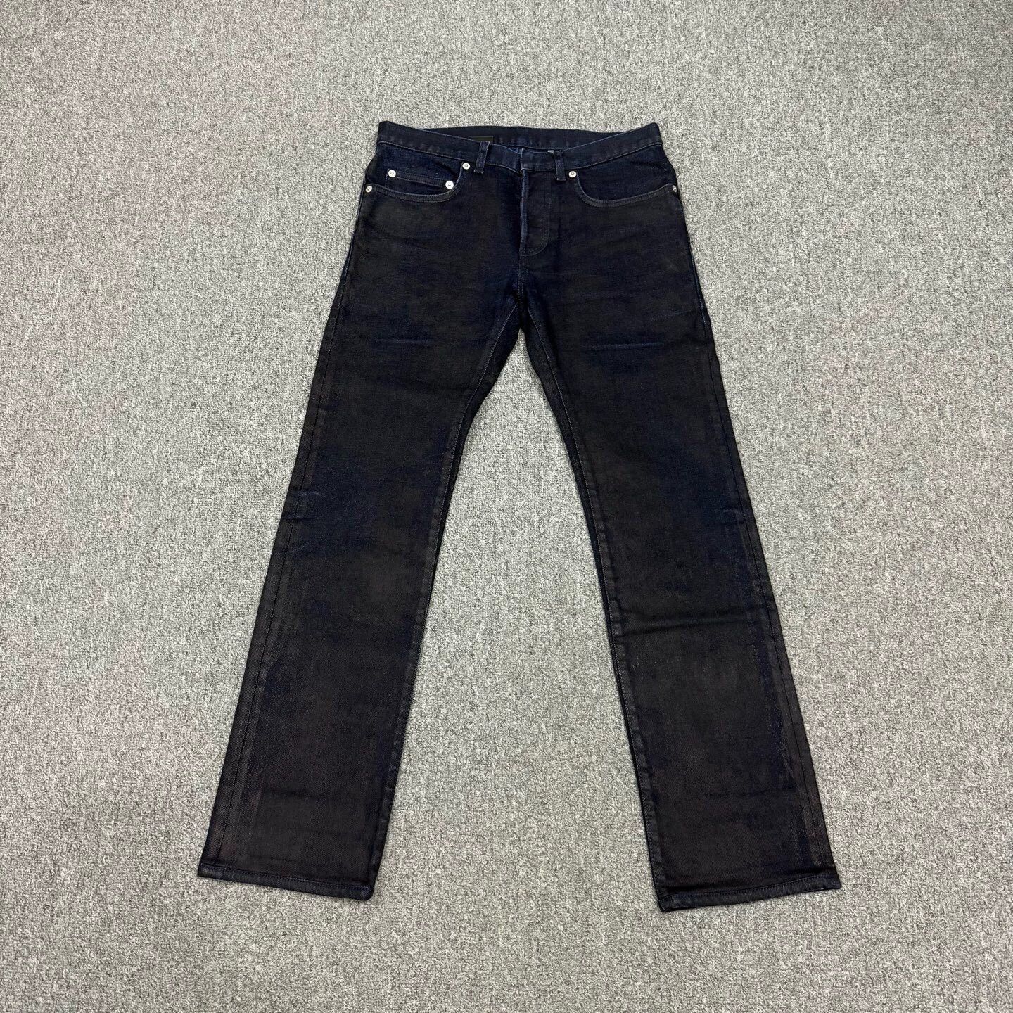 Dior DIOR mud dye leather tag logo jeans 28 Size 28" / US 6 / IT 42 - 1 Thumbnail