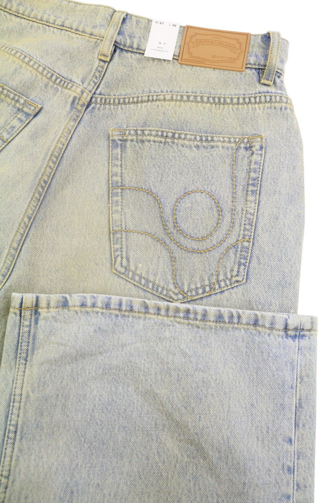 Eytys ECHO BRONZE ULTRA BAGGY W27/L32 Blue Faded RRP370 88866 Size 27" / US 4 / IT 40 - 6 Thumbnail