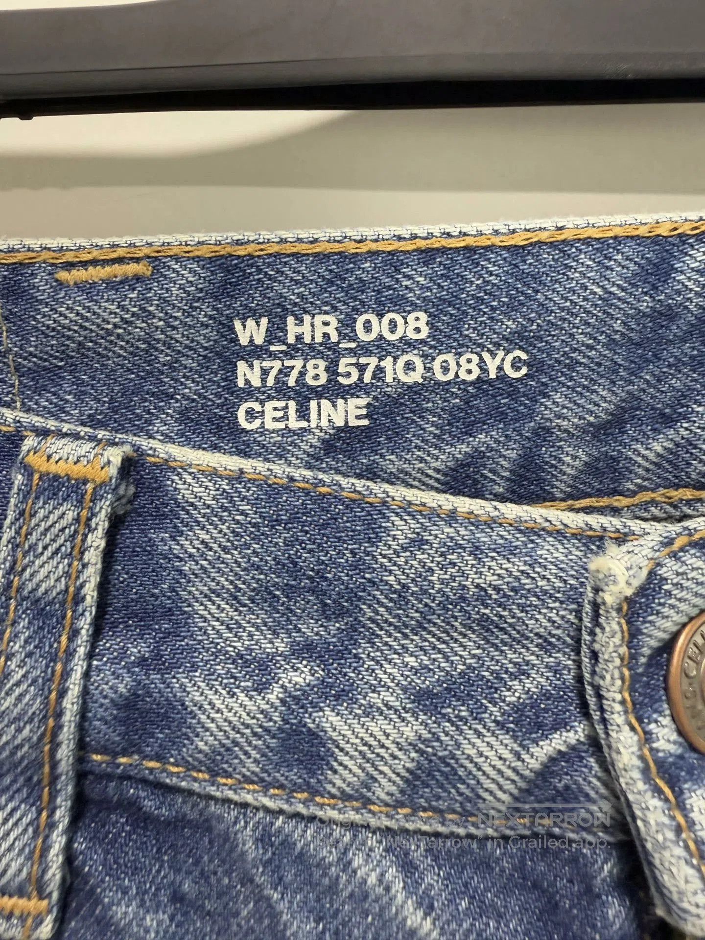 Celine Celine Washed Blue Jeans Size 27. Size 27" / US 4 / IT 40 - 3 Thumbnail