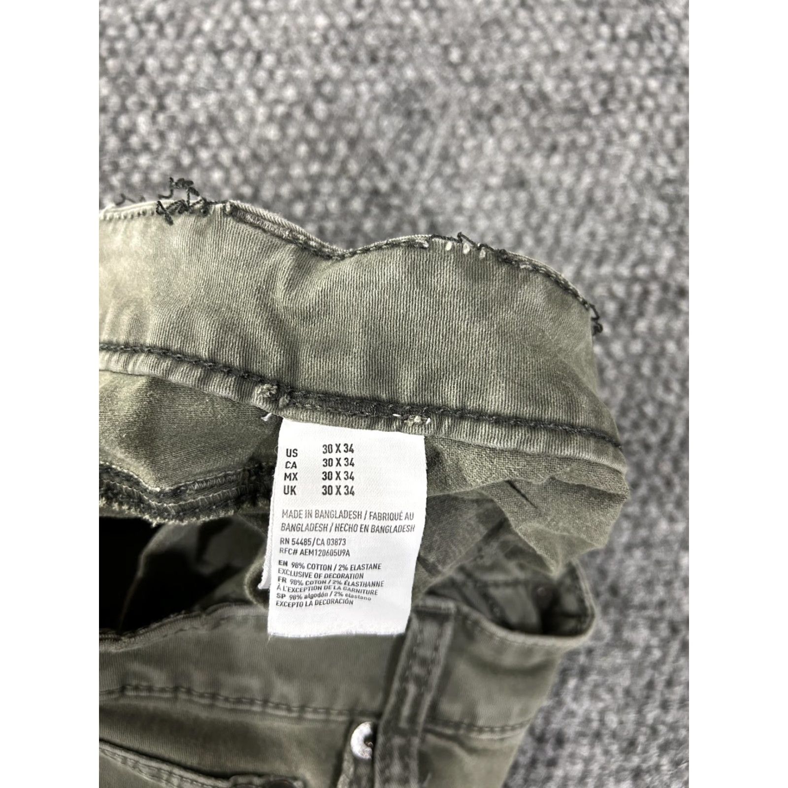 American Eagle Outfitters American Eagle Outfitters Jeans Slim Active Flex Mens 30x34 Green Denim Stretch Size US 30 / EU 46 - 7 Thumbnail