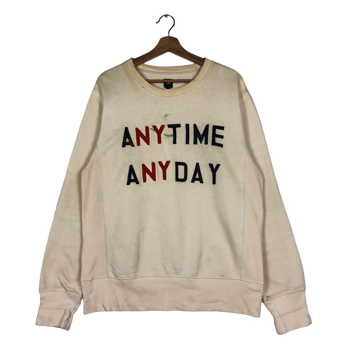 Japanese Brand 🔥VINTAGE SWEATSHIRT CREWNECK GAP BIG LOGO SPELL OUT Size US L / EU 52-54 / 3 - 1 Thumbnail