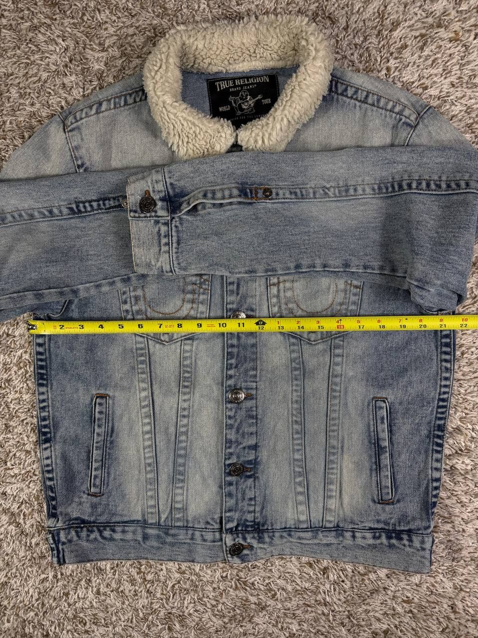 True Religion True Religion Jimmy Sherpa Denim Blue Jacket Size US L / EU 52-54 / 3 - 6 Thumbnail
