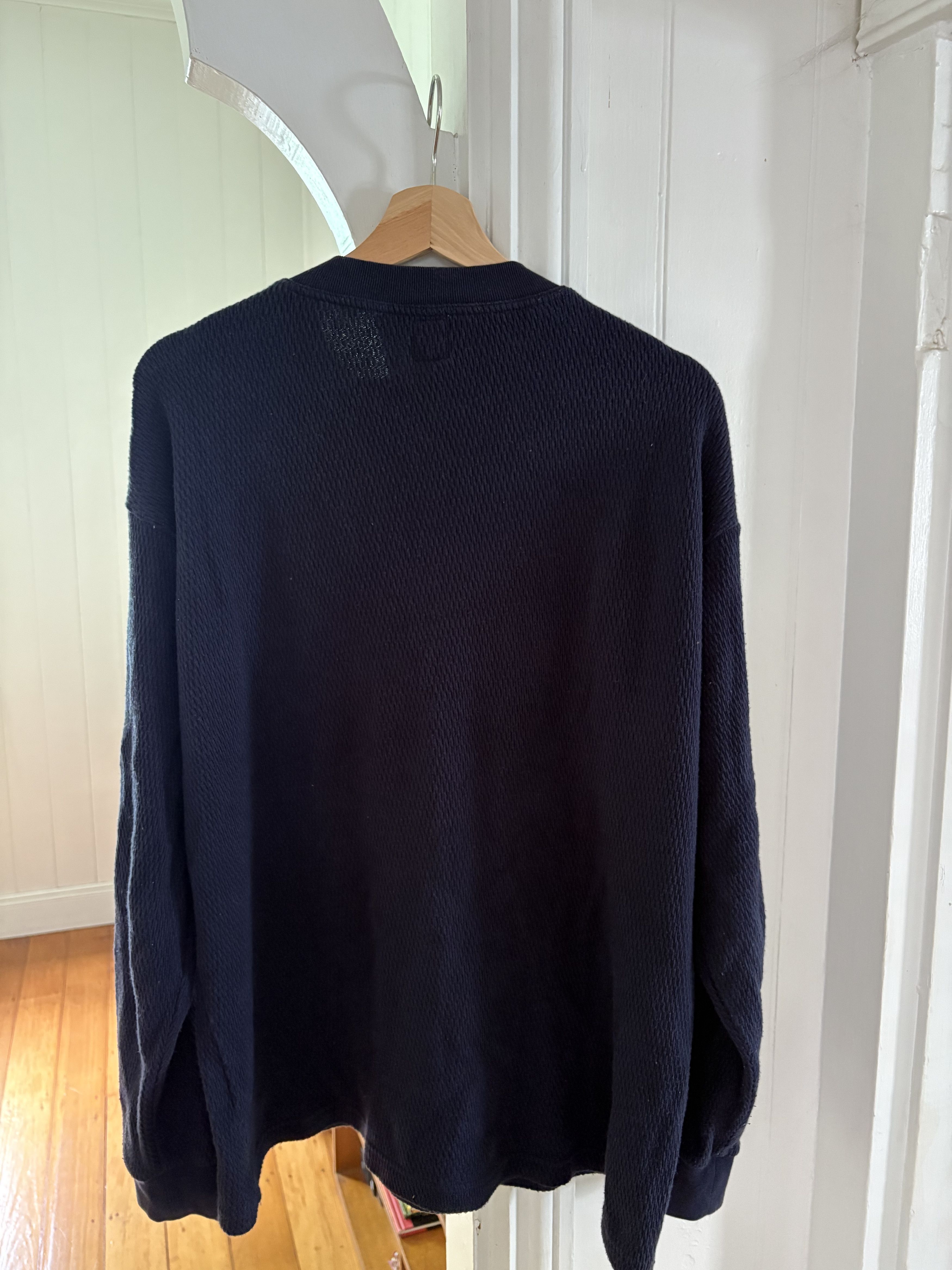 Human Made Human Made heart logo knit navy sweater Size US L / EU 52-54 / 3 - 4 Thumbnail