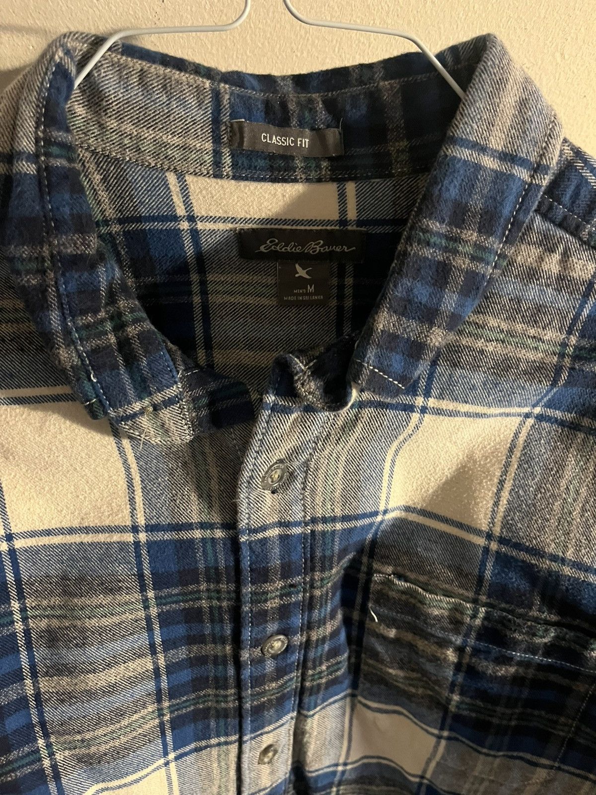 Eddie Bauer Eddie Bauer men's medium flannel button up Size US M / EU 48-50 / 2 - 3 Thumbnail