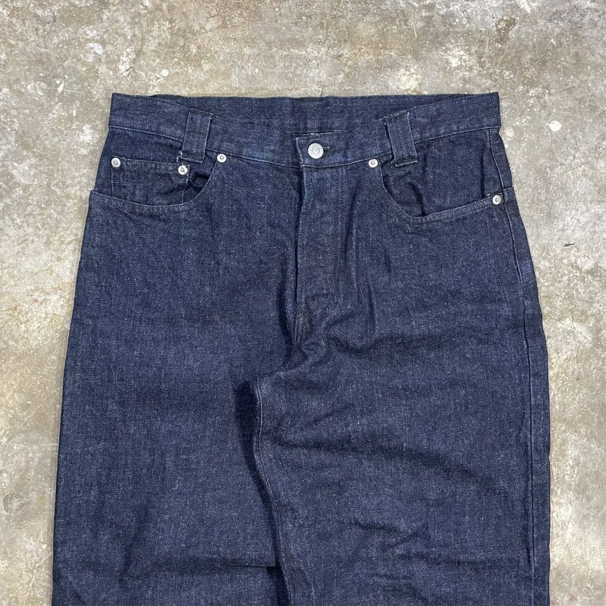 Japanese Brand Japanese Denim Baggy Button Fly Size US 31 - 4 Thumbnail