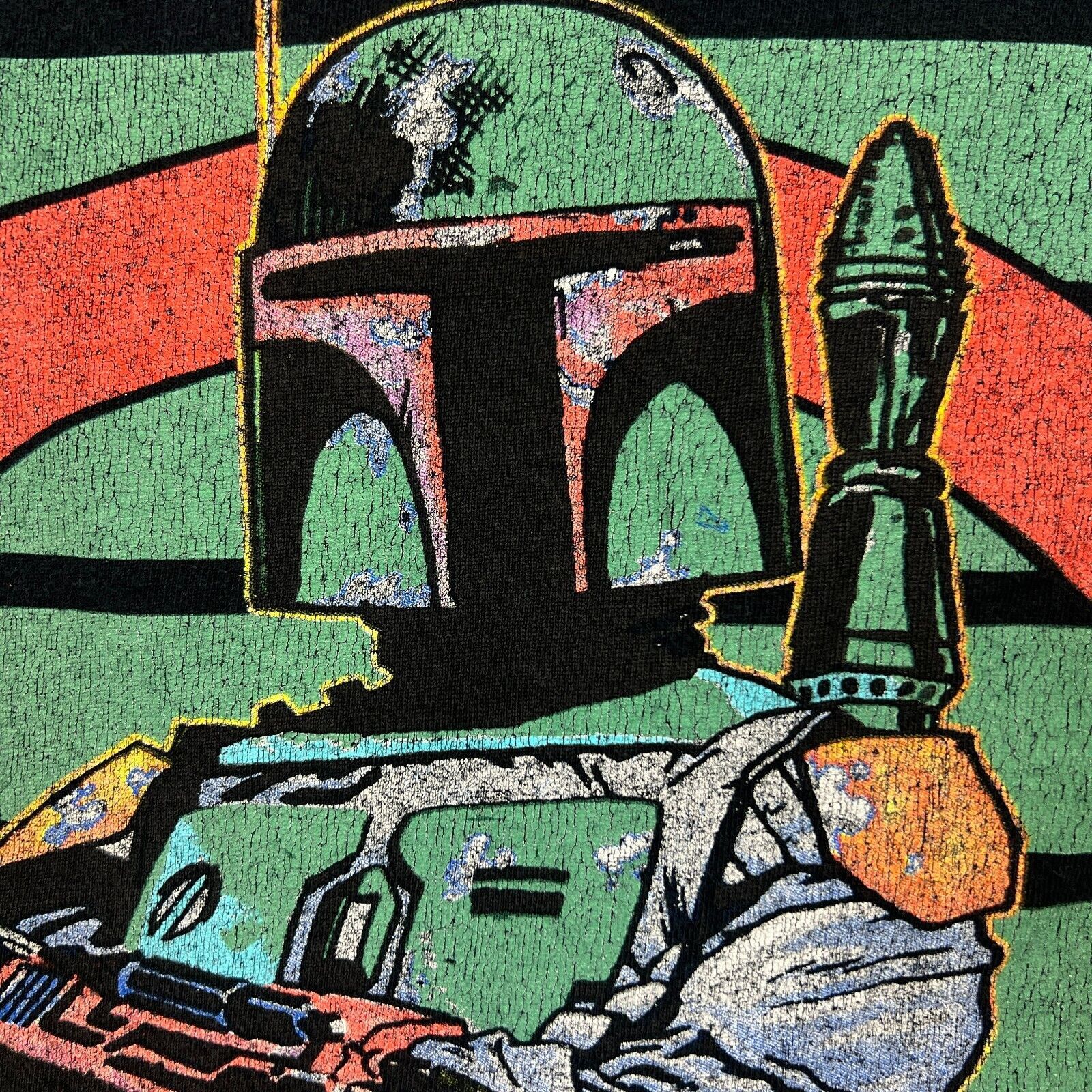 Star Wars × Vintage Star Wars T Shirt Large Boba Fett Movie Short Sleeve Tee Size US L / EU 52-54 / 3 - 3 Thumbnail