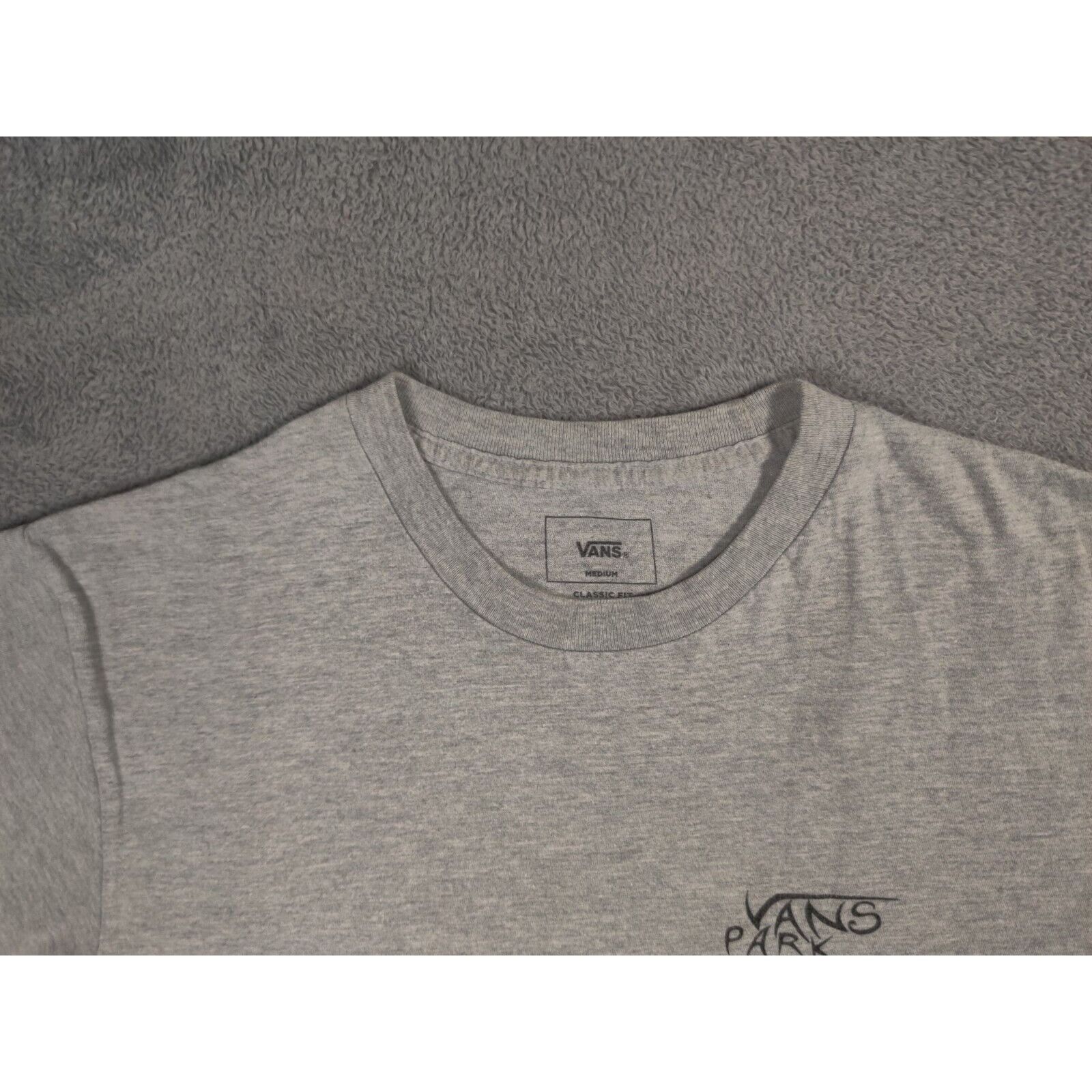 Vans VANS Shirt Adult Mens Medium Gray Park Series Edition Size US M / EU 48-50 / 2 - 6 Thumbnail