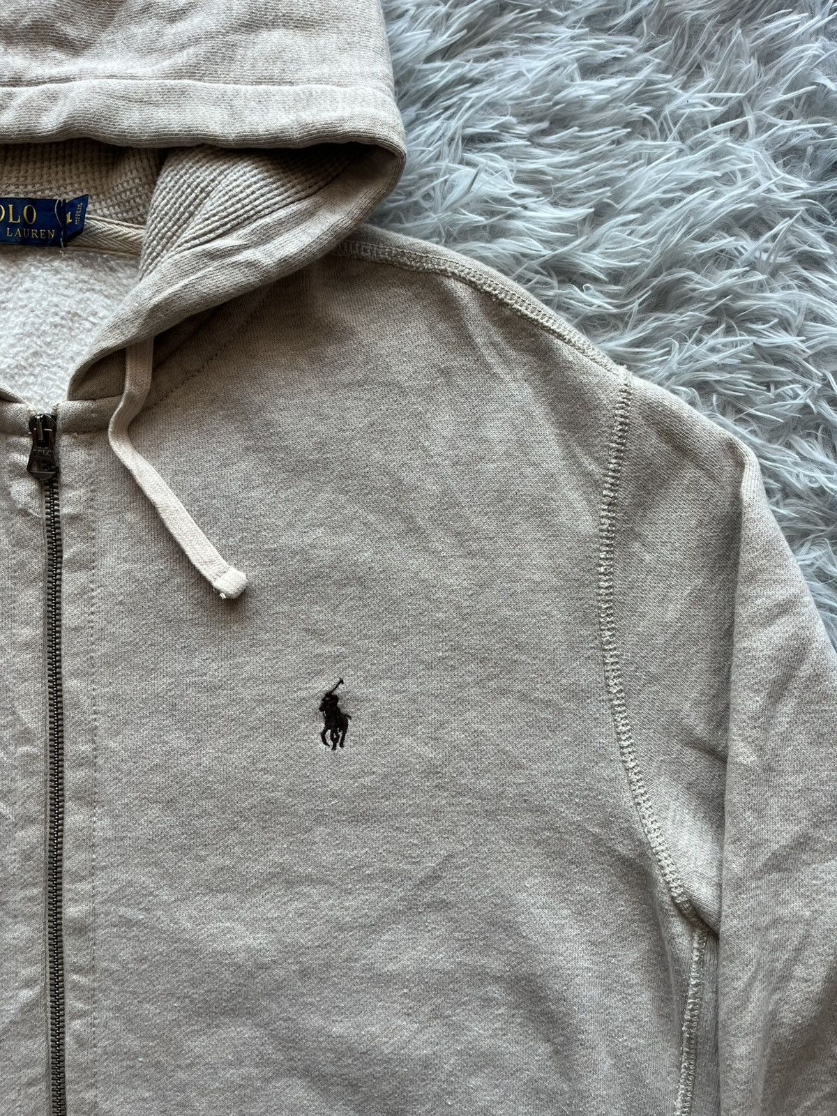 Polo Ralph Lauren Polo Ralph Lauren Fleece Full-Zip Hoodie in Heather Size US L / EU 52-54 / 3 - 2 Thumbnail