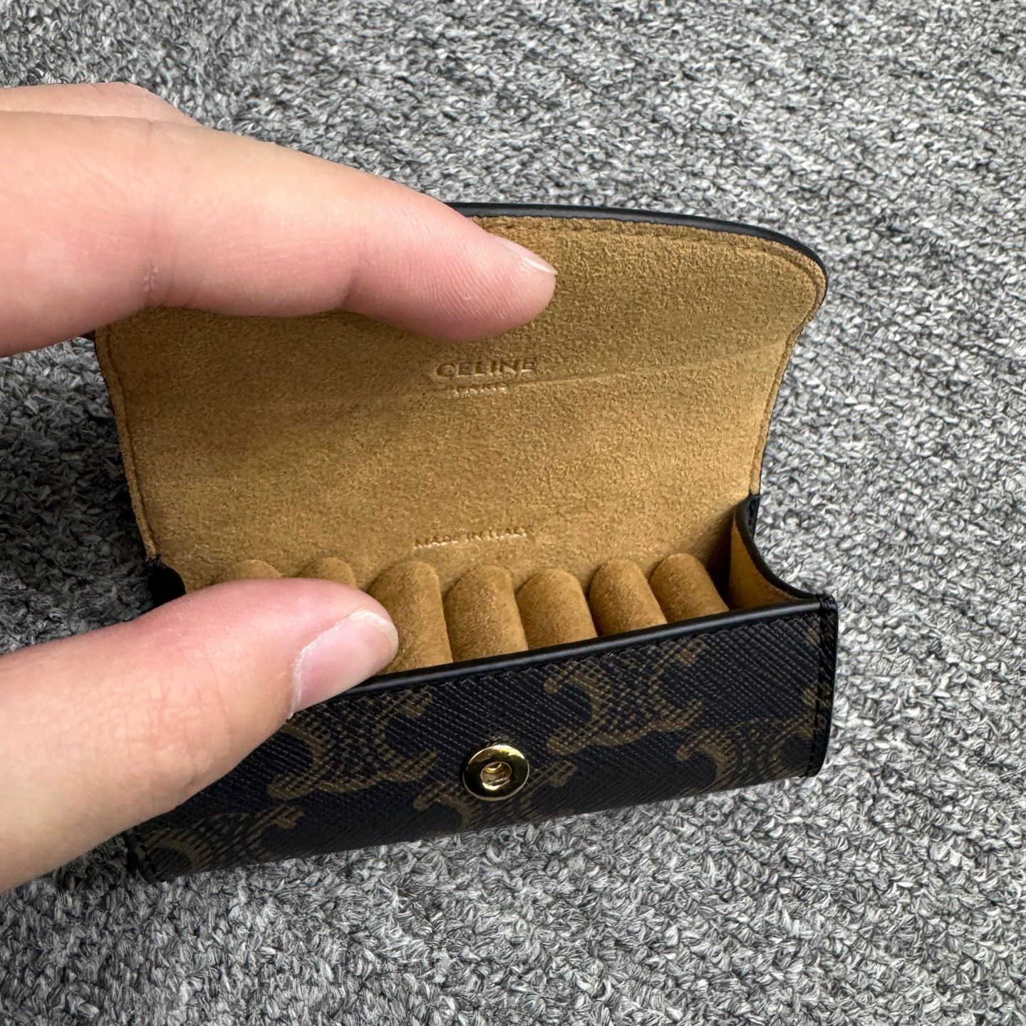Celine Celine Ring Pouch 10x3.5x4cm New Size ONE SIZE - 6 Thumbnail