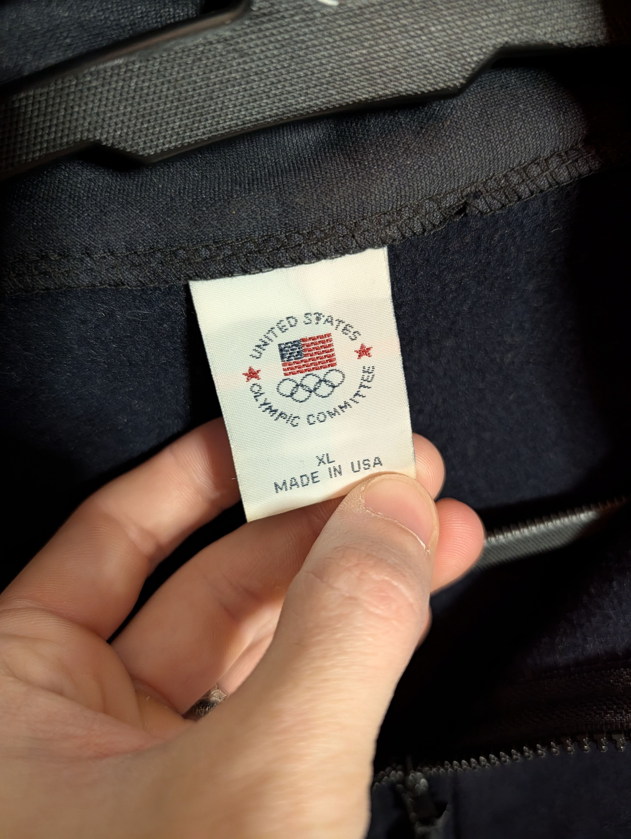 Vintage OFFICAL Olympic Committee VTG MiUSA zip-up jacket Size US XL / EU 56 / 4 - 10 Thumbnail