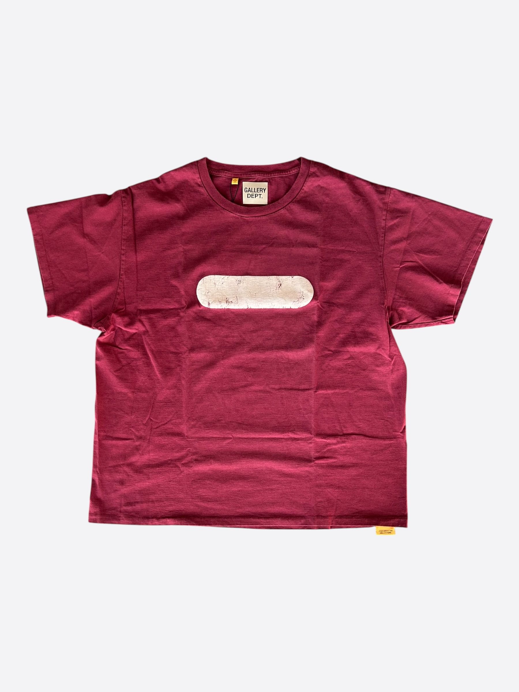 Gallery Dept. Gallery Dept Red & White Gym Logo T-shirt Size US S / EU 44-46 / 1 - 1 Thumbnail