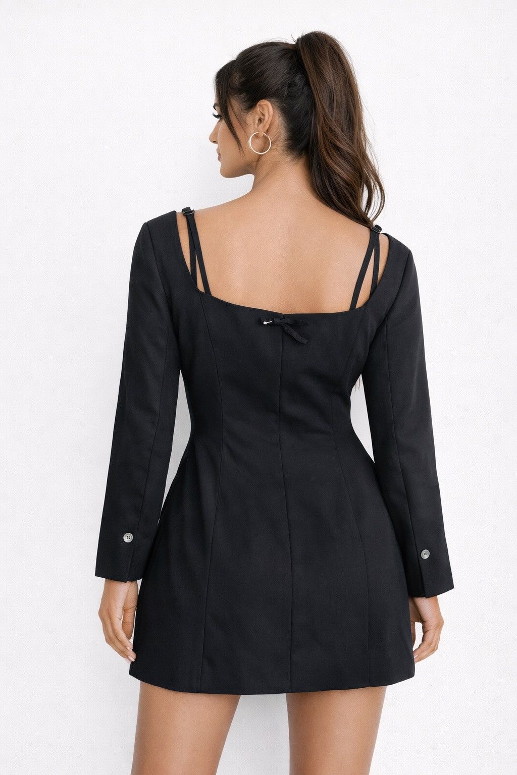 Jacquemus Jacquemus La Montagne Black Tailored Wool Jacket Top Size S / US 4 / IT 40 - 2 Thumbnail