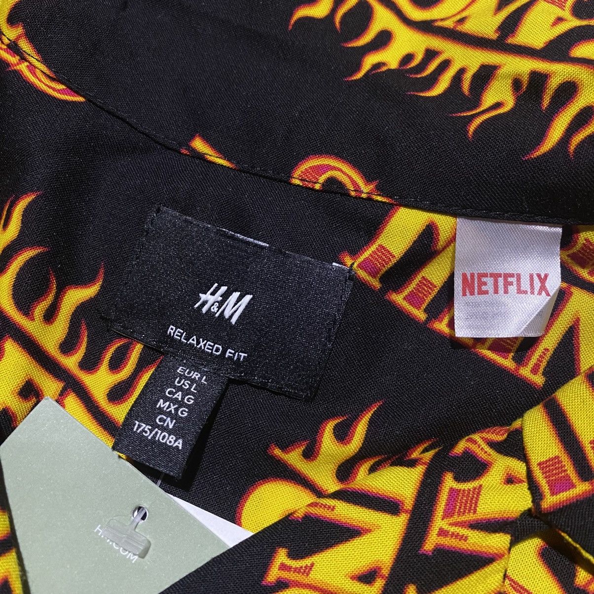H&M H&M x Stranger Things Flame Logo Shirt Size US L / EU 52-54 / 3 - 4 Thumbnail