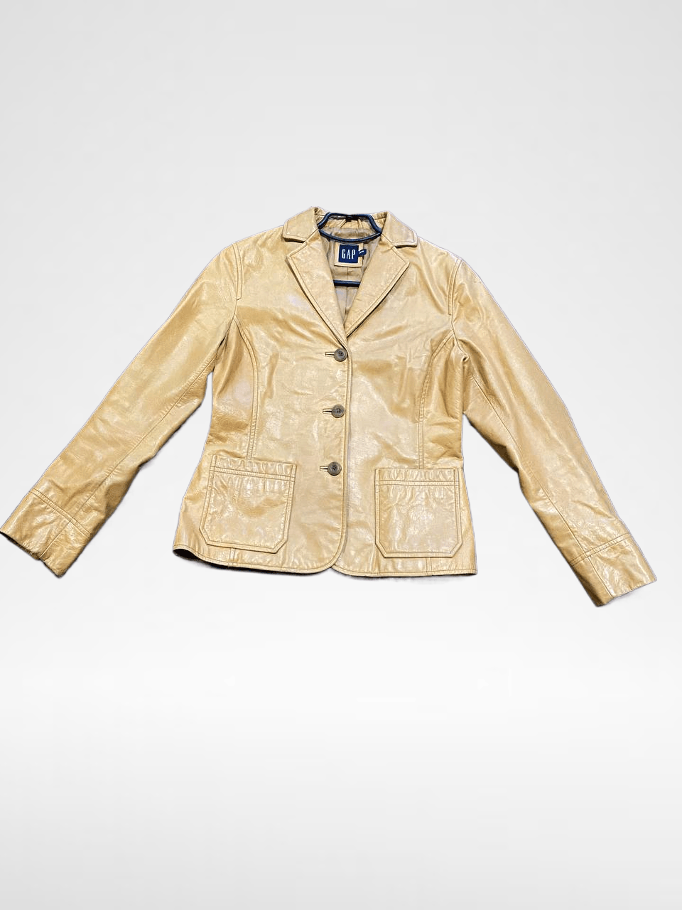 Gap Streetwear Leather Jacket GAP VINTAGE Y2K Size XS / US 0-2 / IT 36-38 - 1 Thumbnail