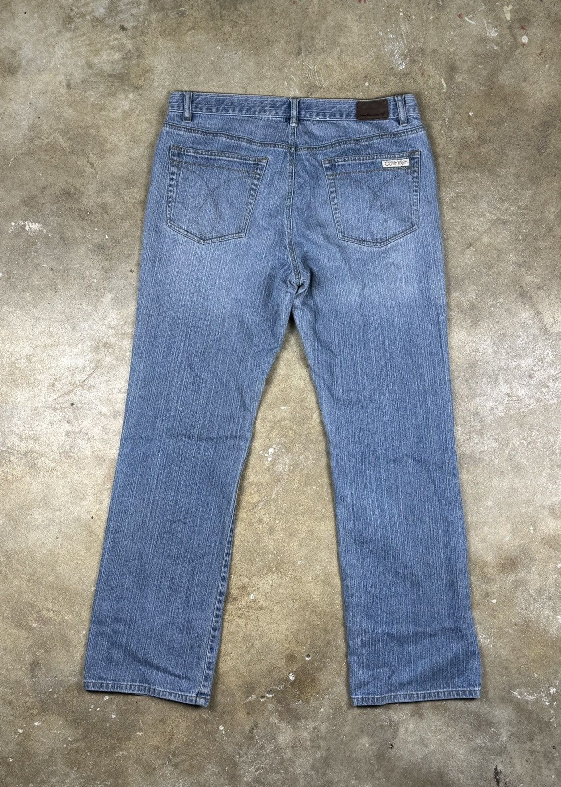 Calvin Klein Y2K Calvin Klein Jeans Bootcut Women’s Size 12 Blue Denim Size 33" - 1 Thumbnail