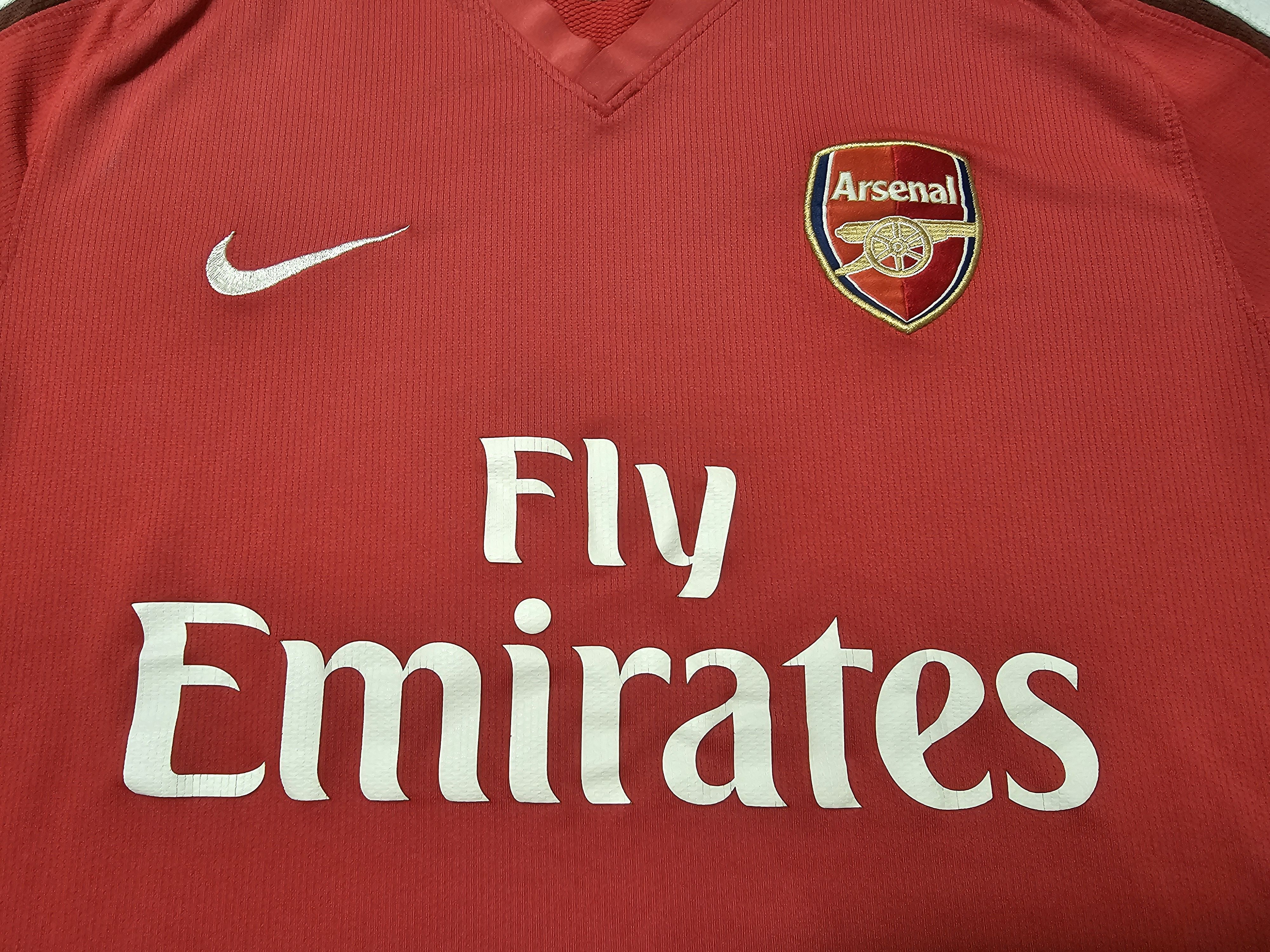 Nike ARSENAL 2008 2010 HOME VINTAGE FOOTBALL SHIRTSOCCER JERSEY Size US L / EU 52-54 / 3 - 3 Thumbnail