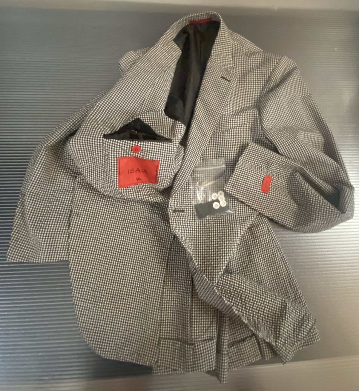 Isaia Isaia 🇮🇹 silk-wool 2 Btn 007 Capri leisure jacket 40 R NWT Size 40R - 13 Thumbnail