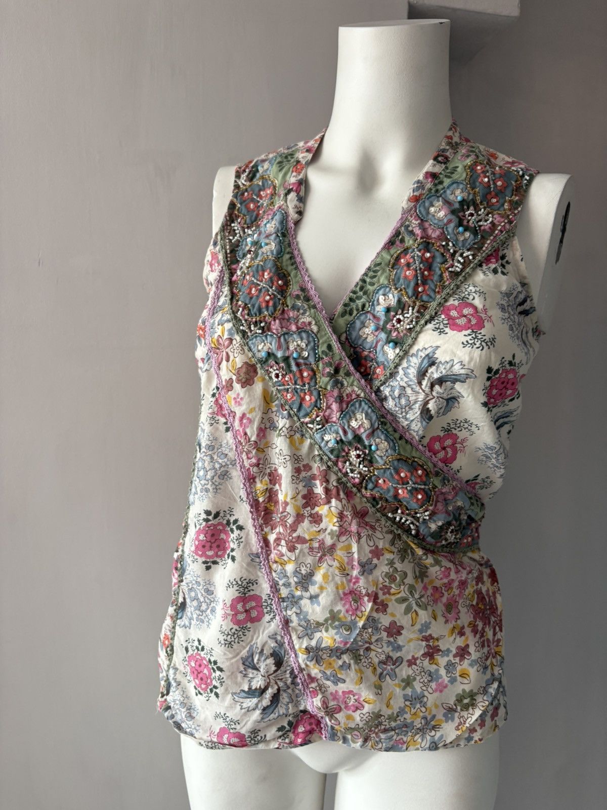 Vintage y2k Derhy blouse Size L / US 10 / IT 46 - 5 Thumbnail