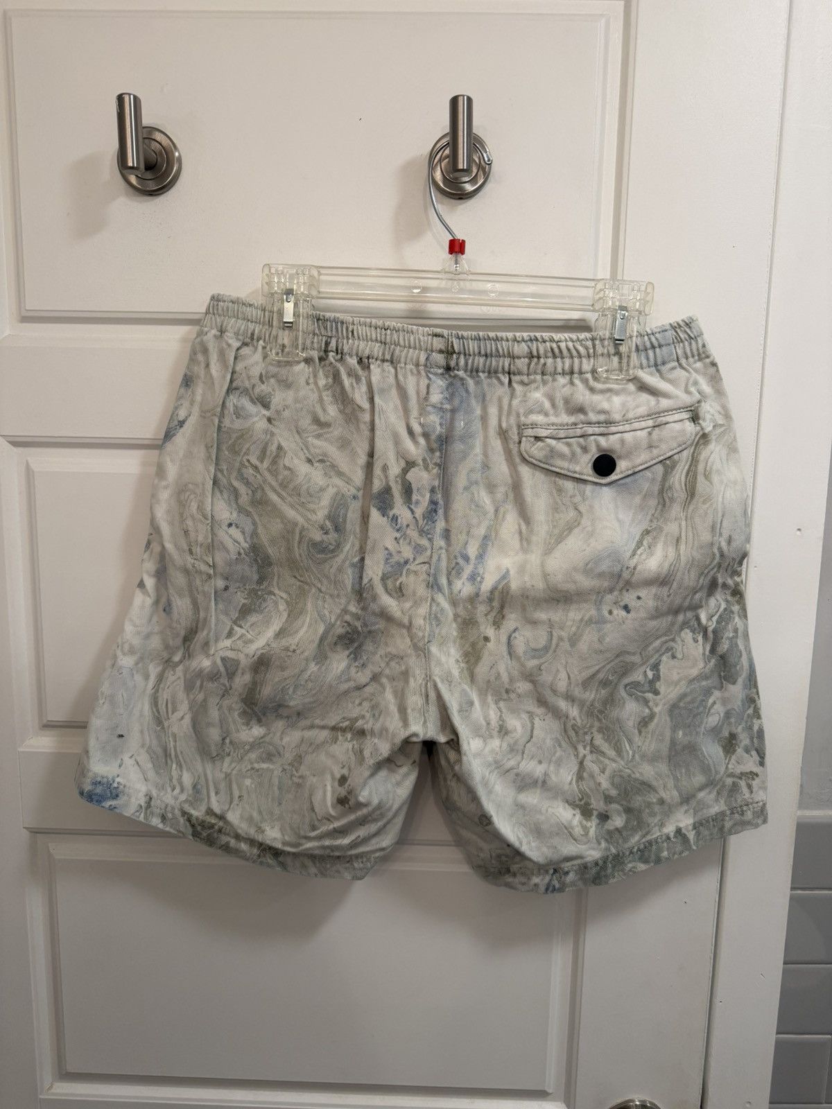 Brain Dead RARE Brain Dead Marble Dyed Beach Shorts Size M Size US 32 / EU 48 - 4 Thumbnail