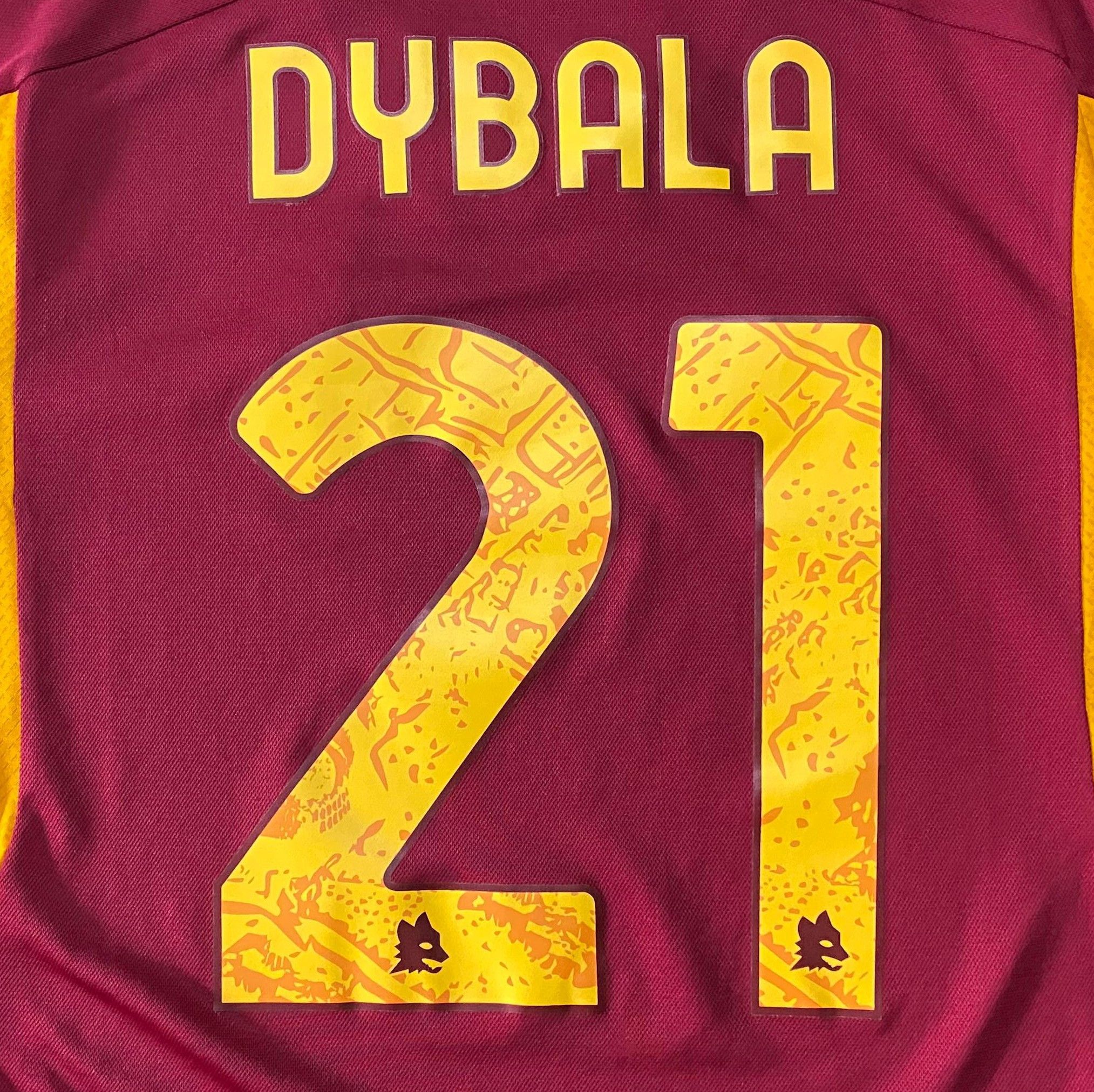 Adidas AS Roma 2023-2024 Home Jersey Paulo Dybala Size US M / EU 48-50 / 2 - 4 Thumbnail