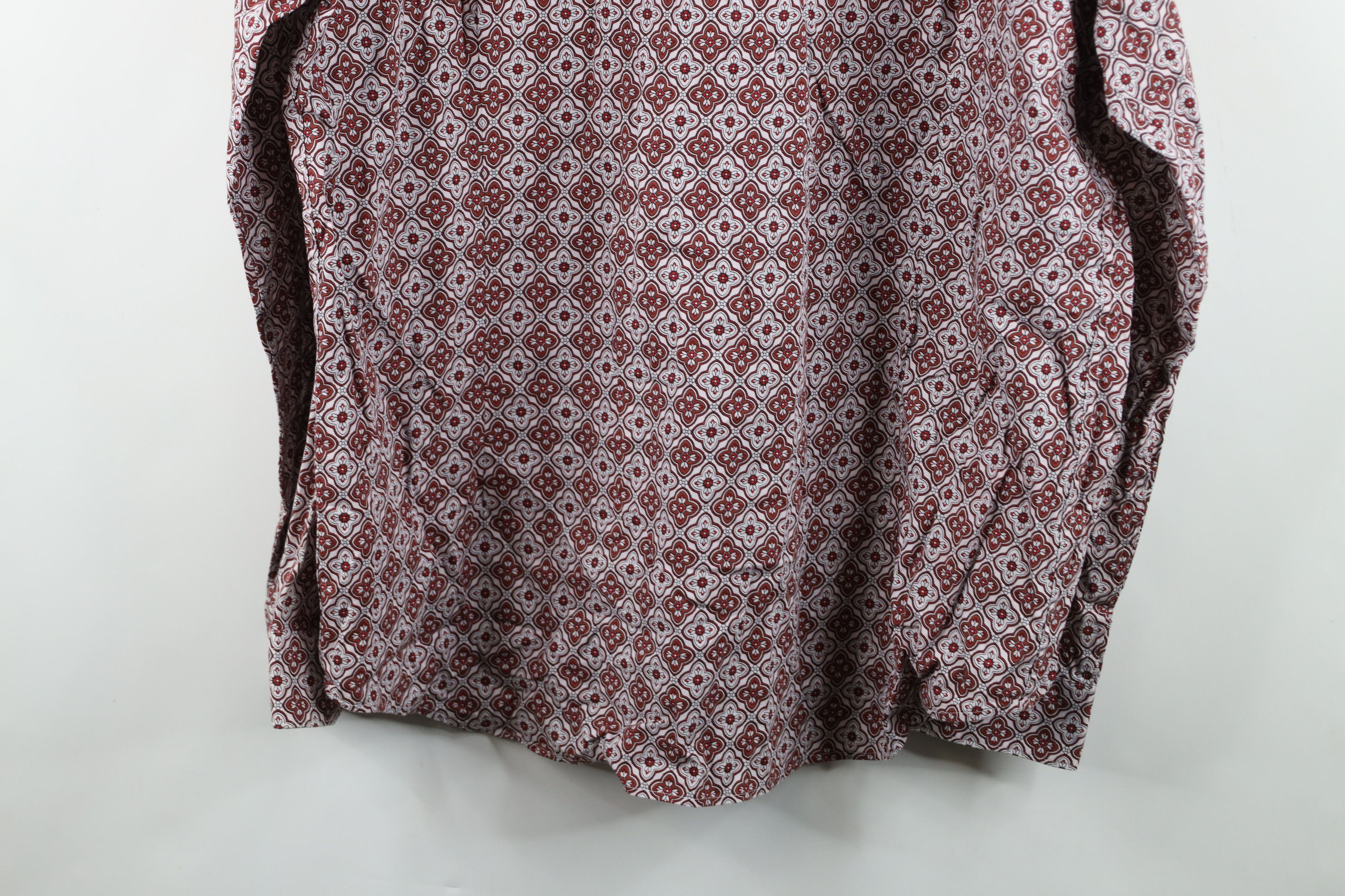 Express Express Geometric Tapestry Collared Button Shirt Cotton Size US XXL / EU 58 / 5 - 12 Thumbnail