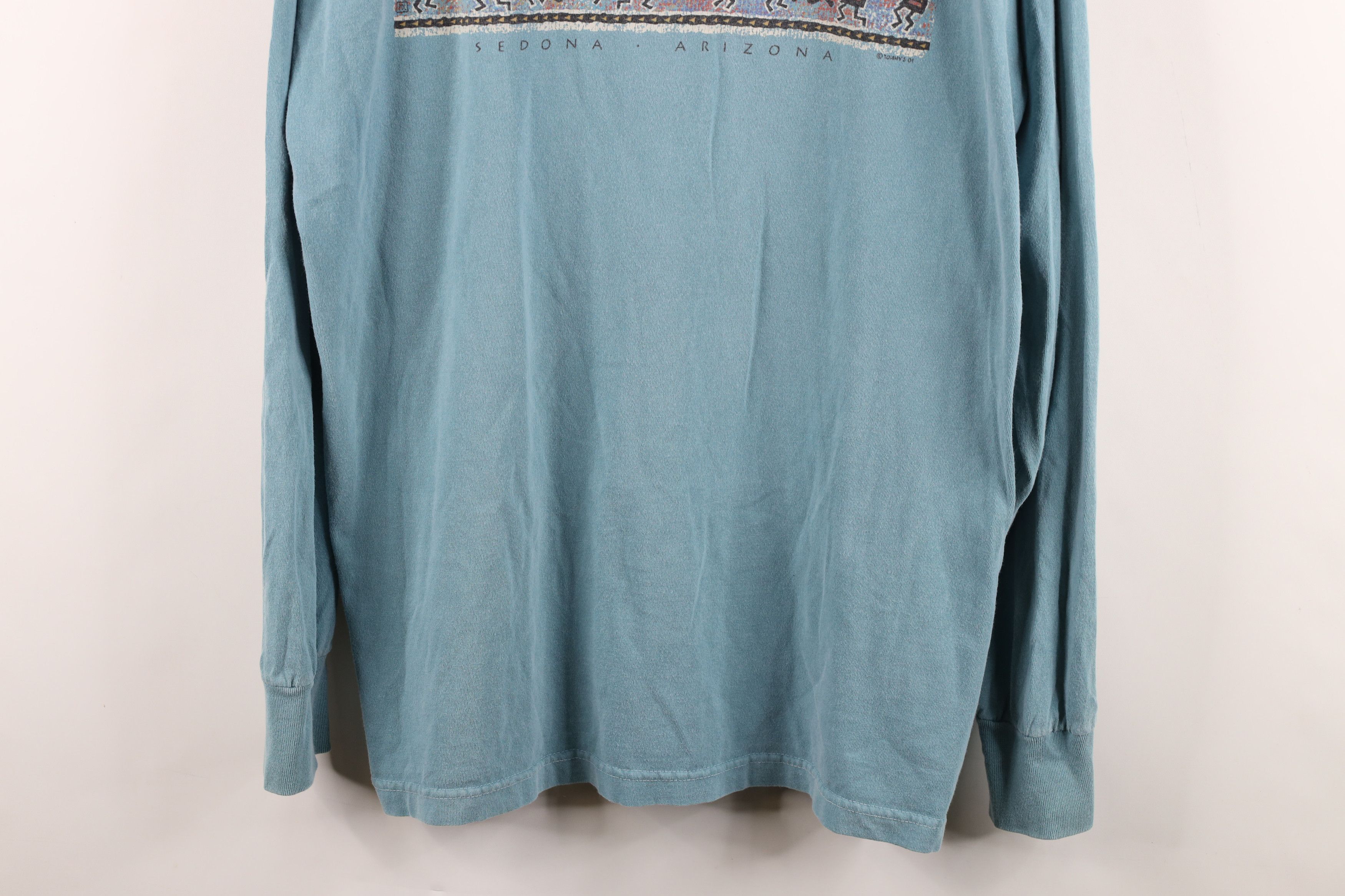 Vintage Vintage Y2K 2001 Streetwear Kokopelli Long Sleeve T-Shirt Size US XL / EU 56 / 4 - 3 Thumbnail