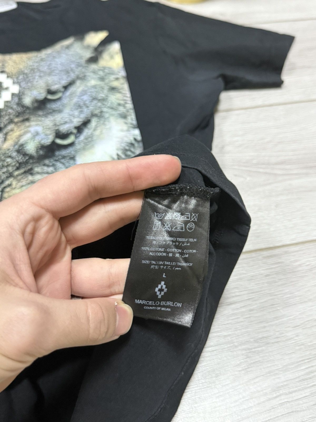 Marcelo Burlon Marcelo Burlon 🐺 rare unusual wolf tee shirt Size US L / EU 52-54 / 3 - 5 Thumbnail