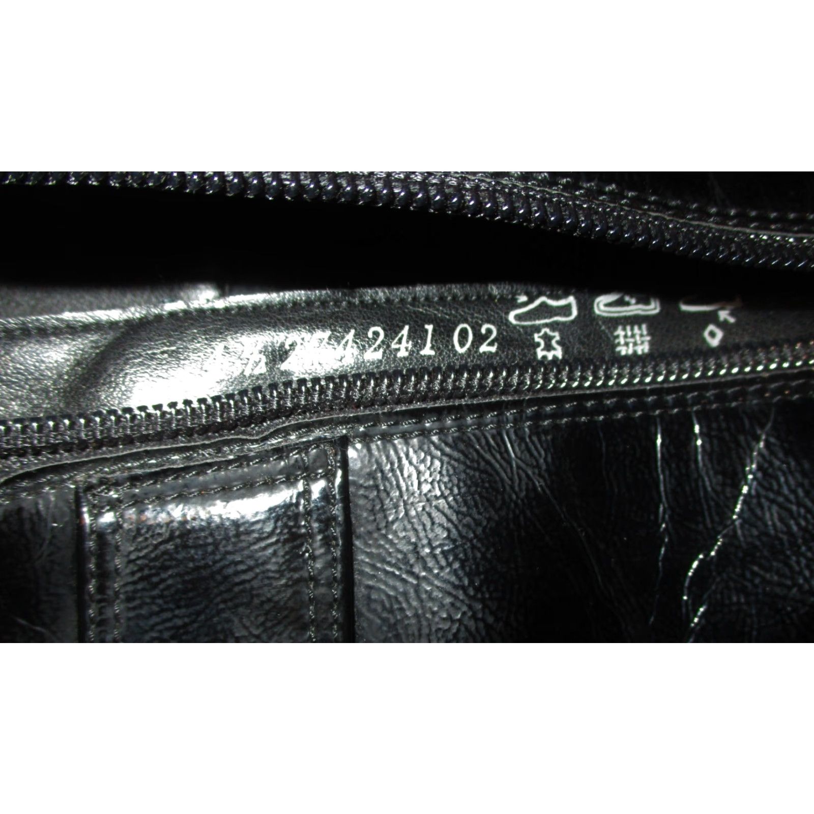 Vintage THERESIA M. Boots Shoes Black Faux Leather NWOT Size 4.5 Women Mid-Calf Zip Boot Heel 1.5" Square Toe Vintage No Size US 5 / IT 35 - 7 Thumbnail