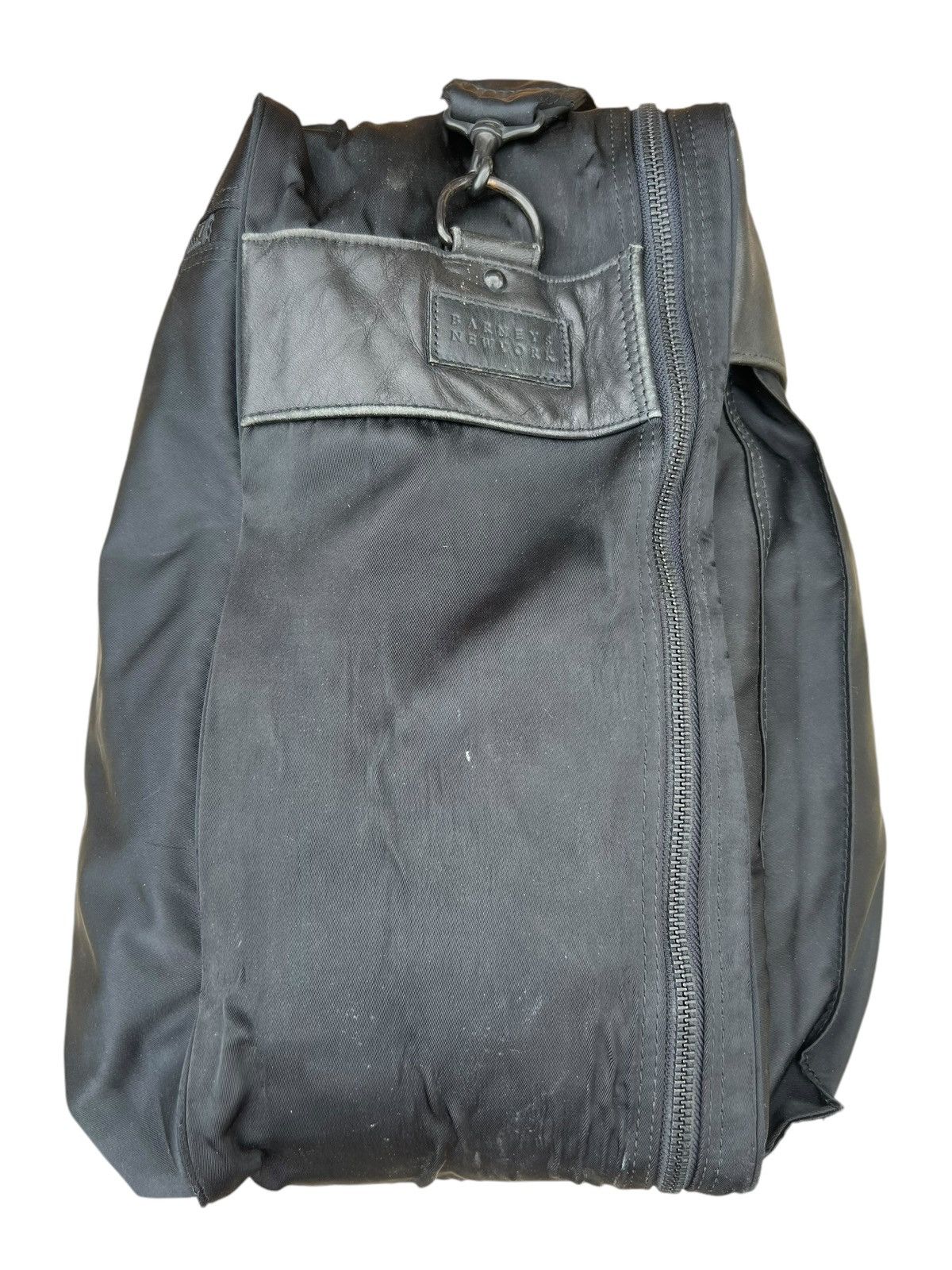 Barneys New York Vintage 90s Barneys New York Leather Nylon 2 Way Bag Huge Size ONE SIZE - 17 Thumbnail