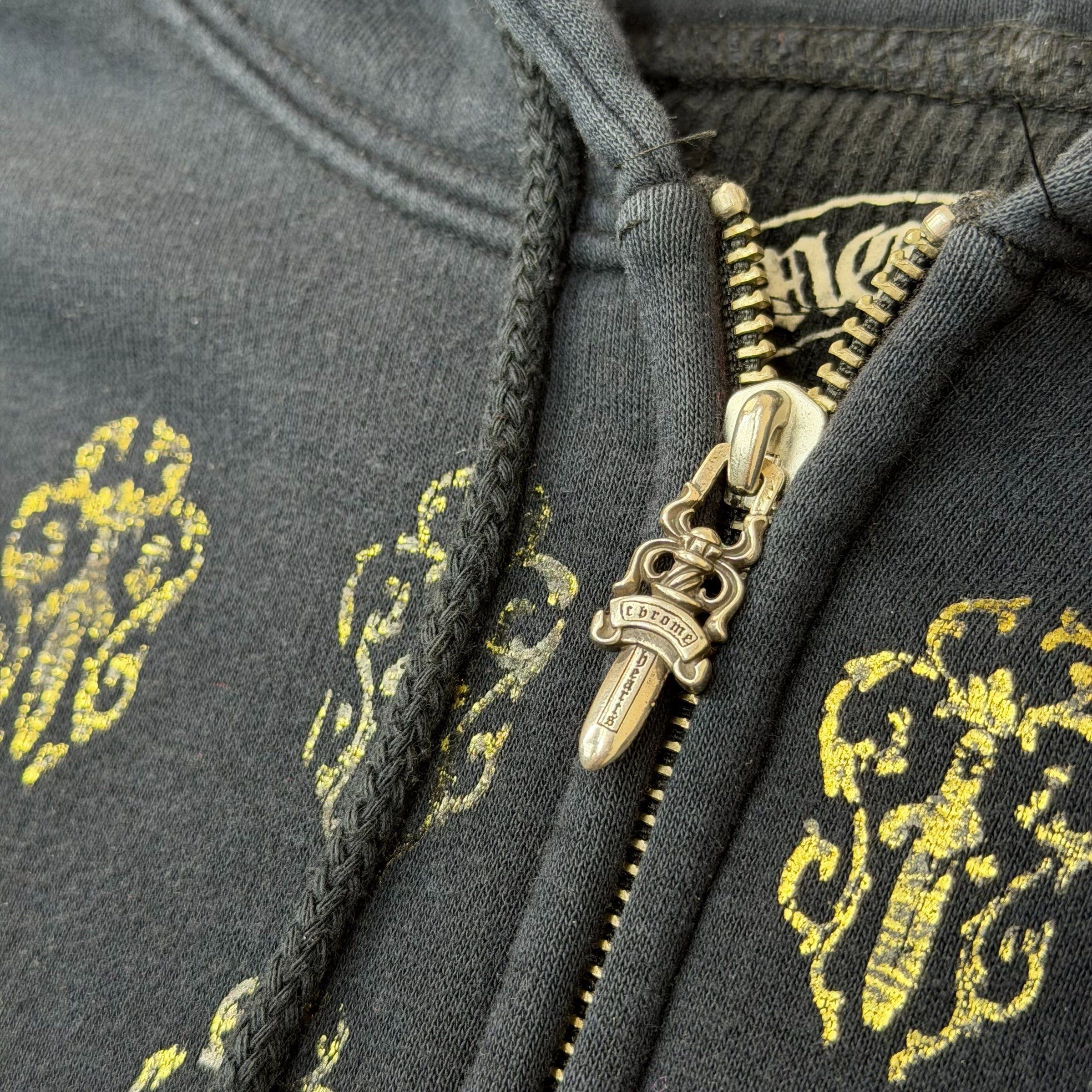 Chrome Hearts Vintage Chrome Hearts Gold Dagger Thermal Zip Up M Size US M / EU 48-50 / 2 - 5 Thumbnail