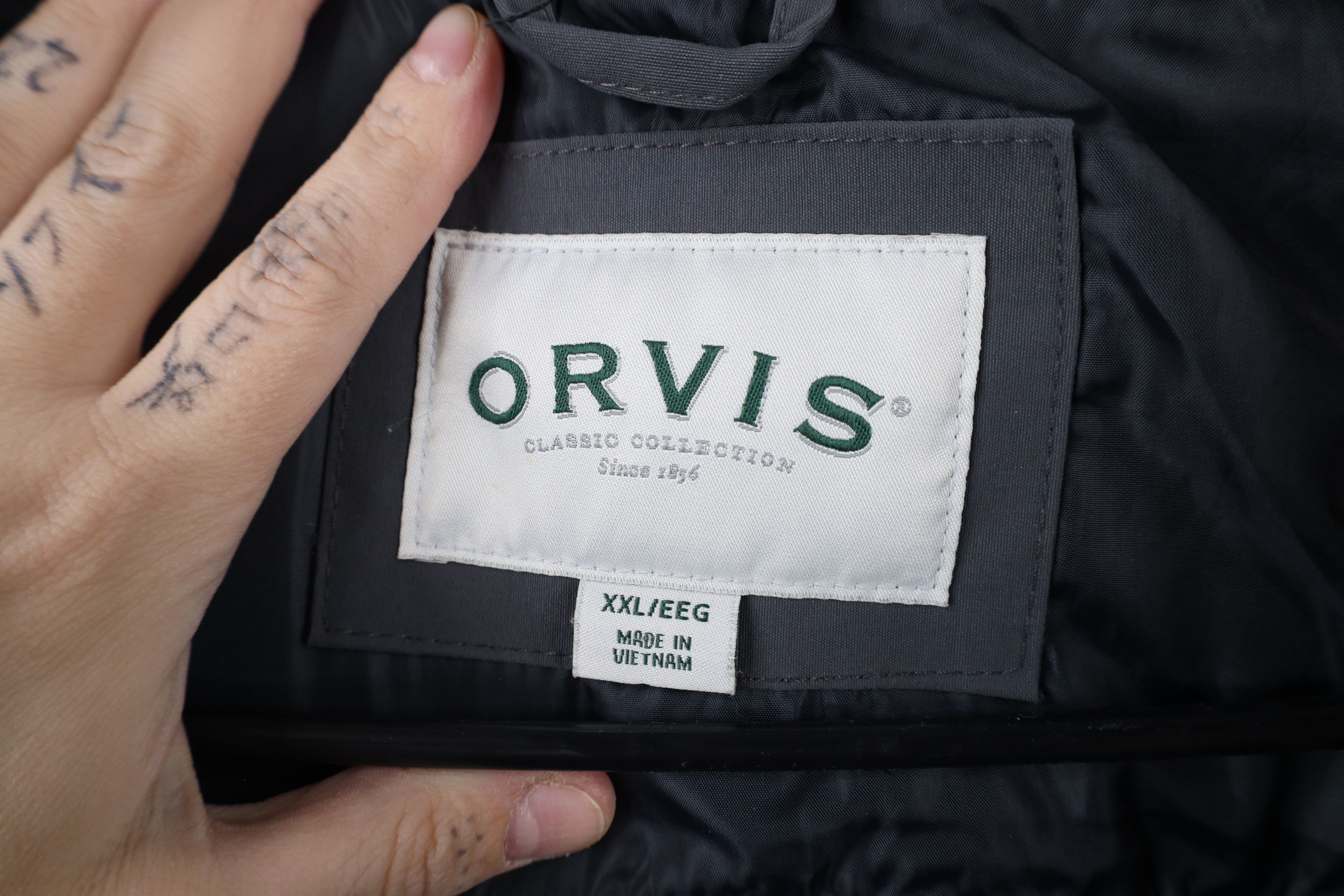 Orvis × Vintage Orvis Out Quilted Full Zip Puffer Vest Jacket Gray Size US XXL / EU 58 / 5 - 10 Thumbnail