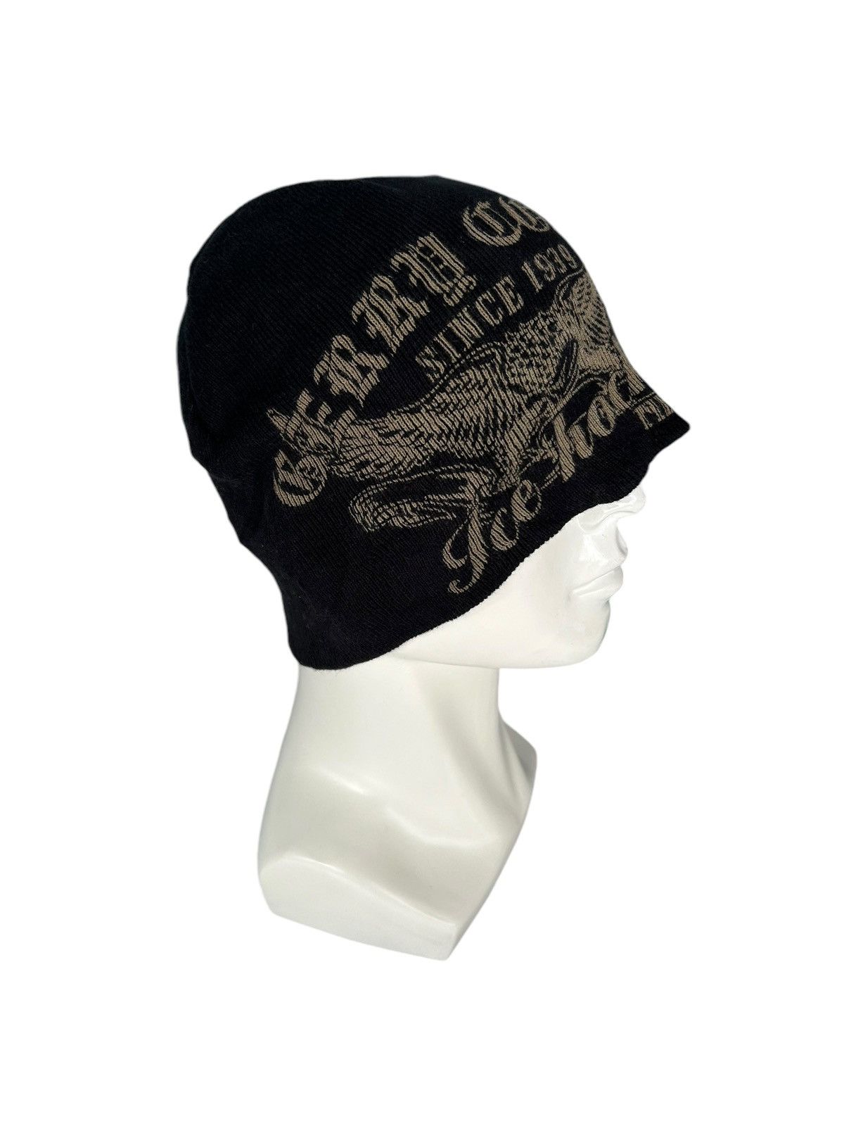 Japanese Brand × Kapital × Vintage gerry Cosby ice hockey Rare Design Beanie Hats ☠️☠️ Size ONE SIZE - 2 Thumbnail