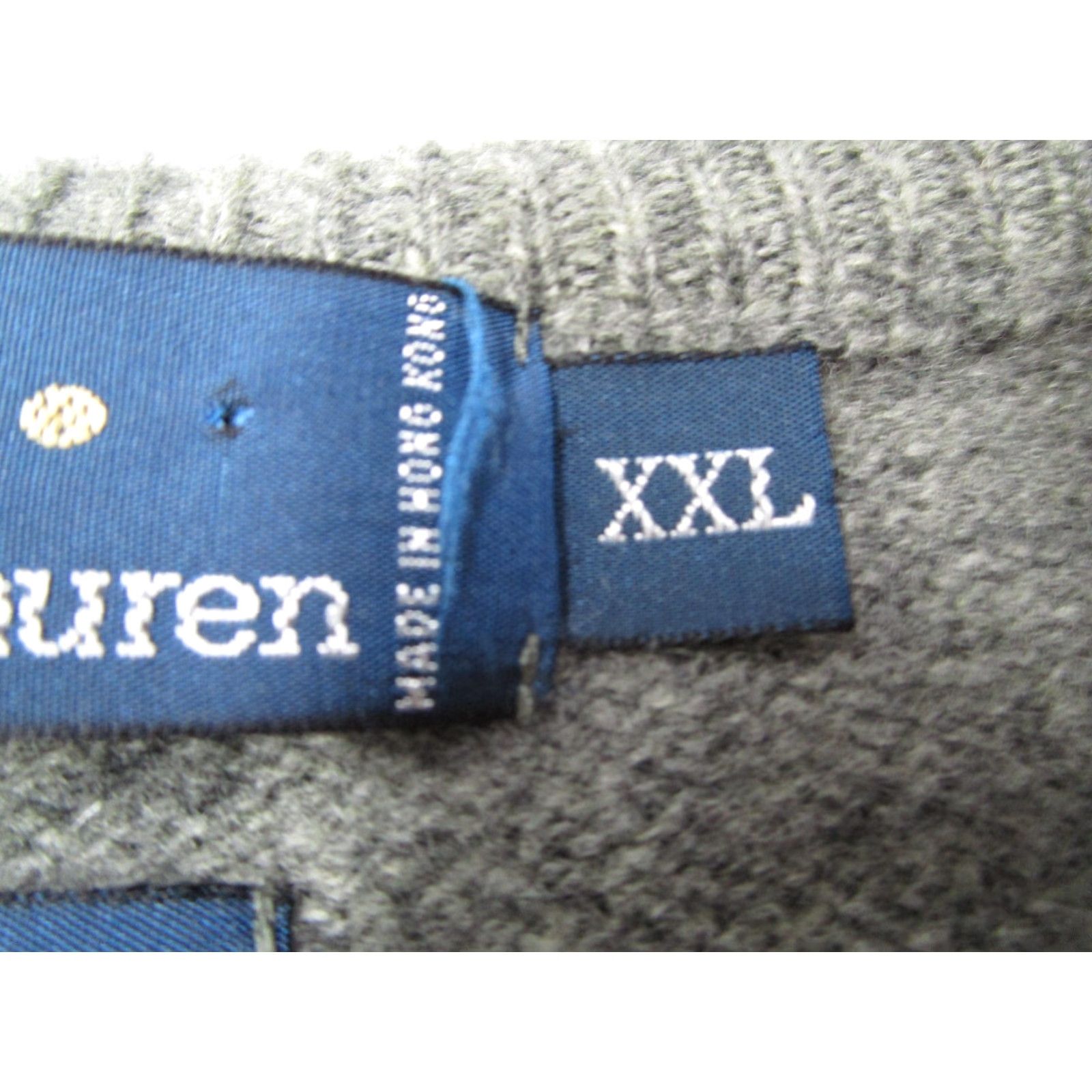 Polo Ralph Lauren VINTAGE Polo Ralph Lauren Vest Shirt Mens 2XL Gray Lambswool V Neck Pony Size US XXL / EU 58 / 5 - 3 Thumbnail