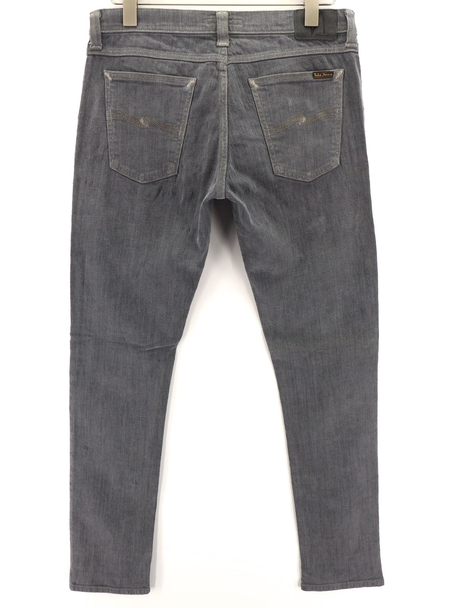 Nudie Jeans TIGHT LONG JOHN W32/L34 Organic Charcoal Logo Zip 80708 Size US 32 / EU 48 - 2 Thumbnail