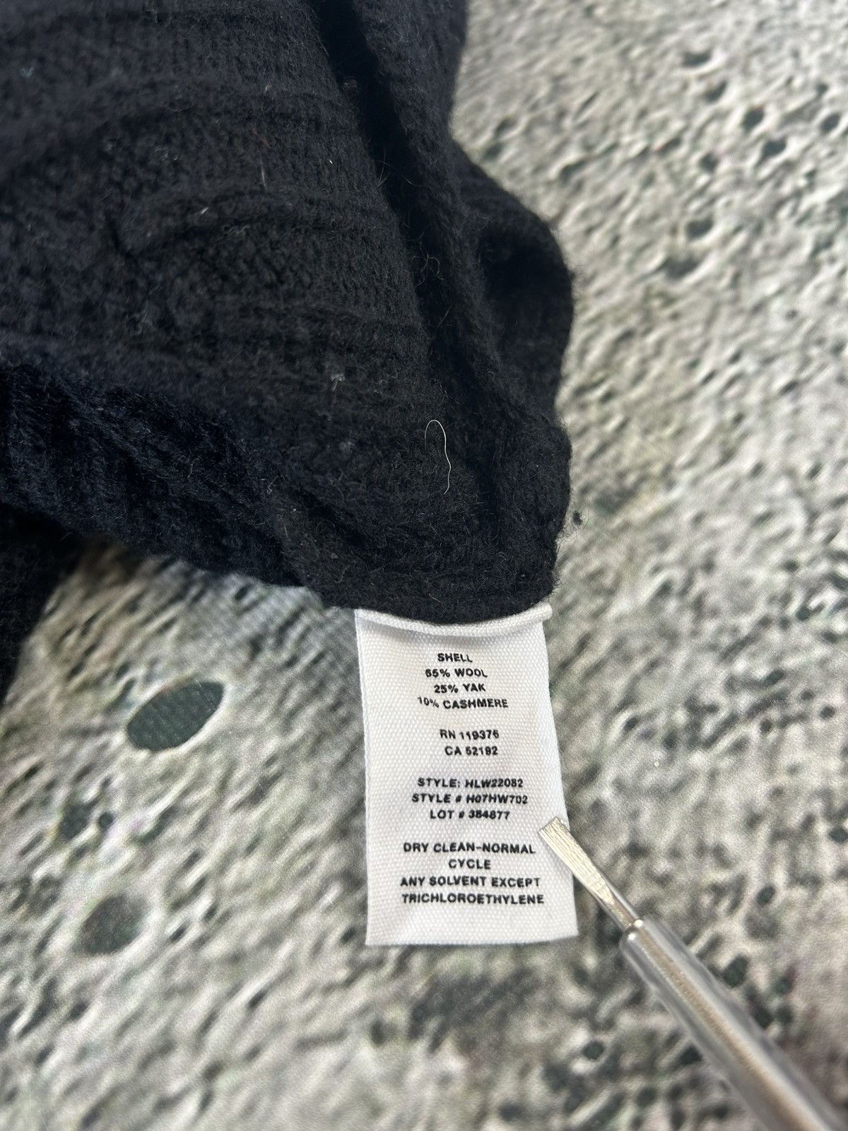 Helmut Lang Helmut Lang Sweater Black boxy knit wool yak cashmere Size US M / EU 48-50 / 2 - 7 Thumbnail