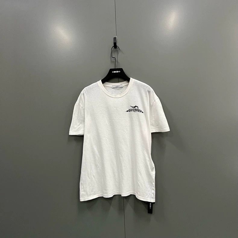Givenchy Givenchy White print logo short sleeve Size US S / EU 44-46 / 1 - 1 Thumbnail